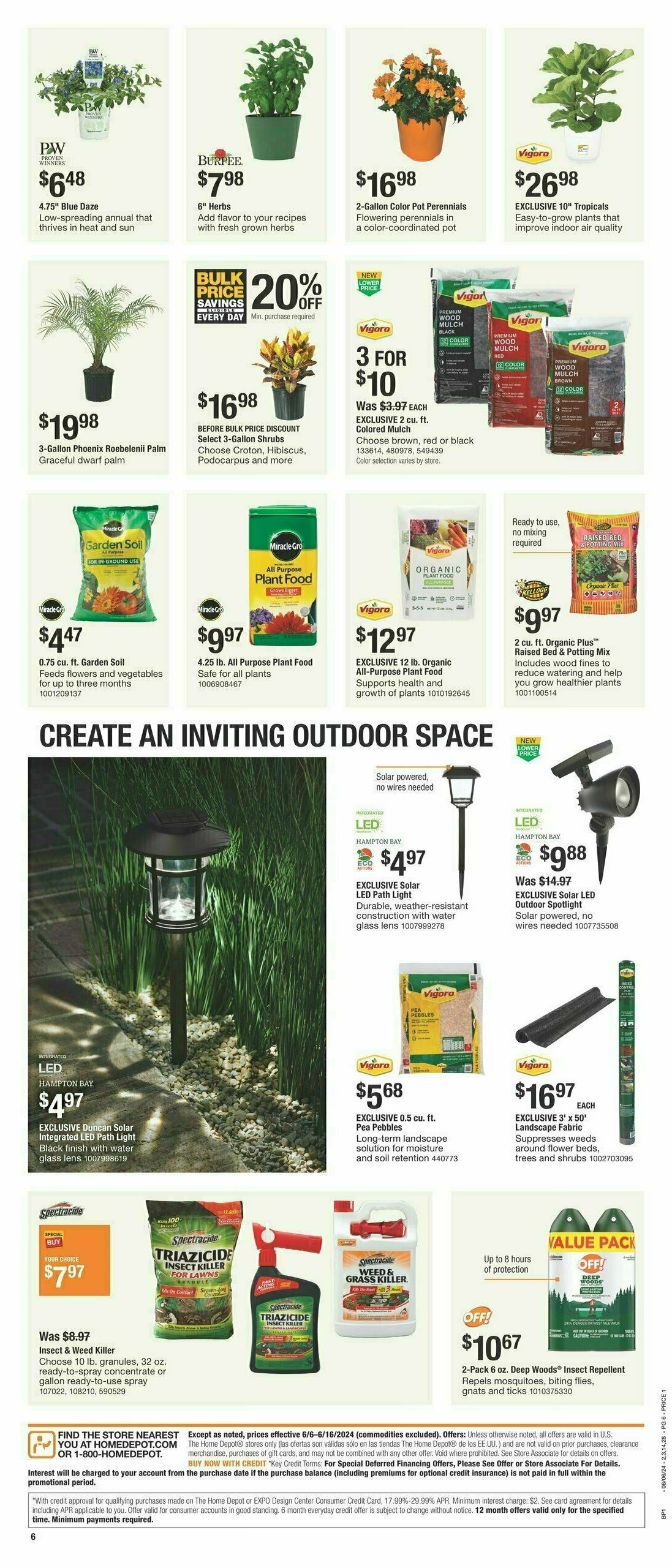 The Home Depot Father’s Day Weekly Ad from June 6