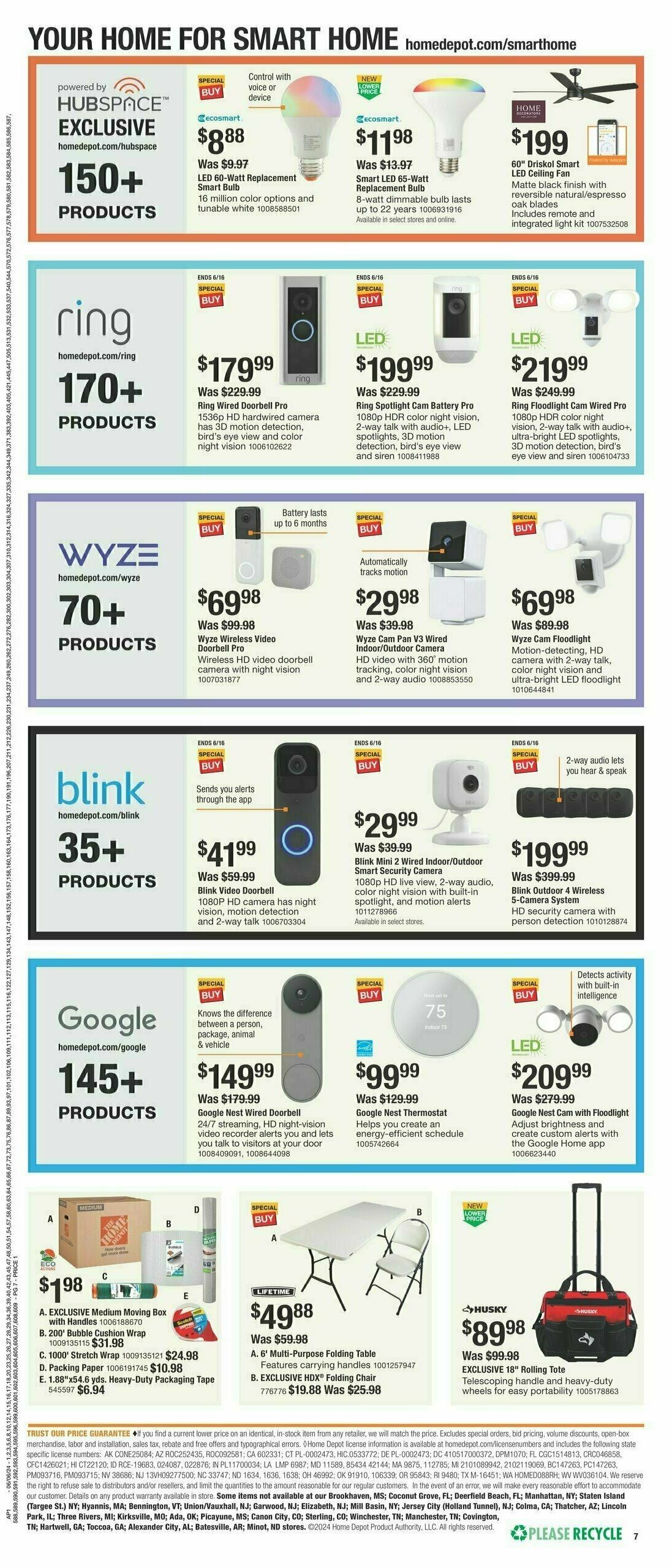 The Home Depot Father’s Day Weekly Ad from June 6