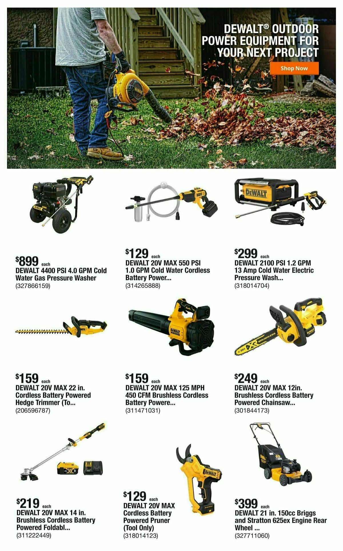 The Home Depot Weekly Ad from July 11