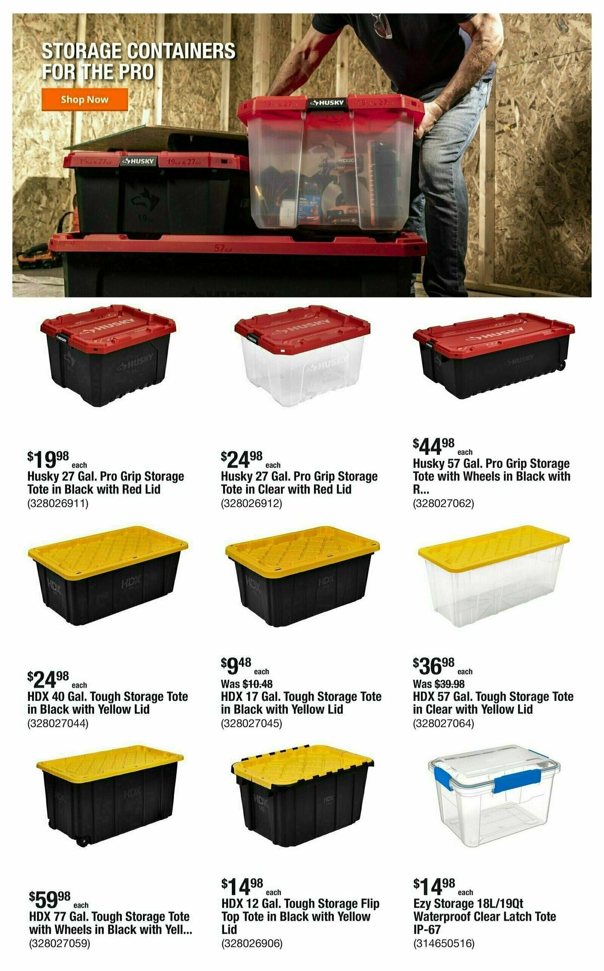 The Home Depot Pro Weekly Ad from July 15