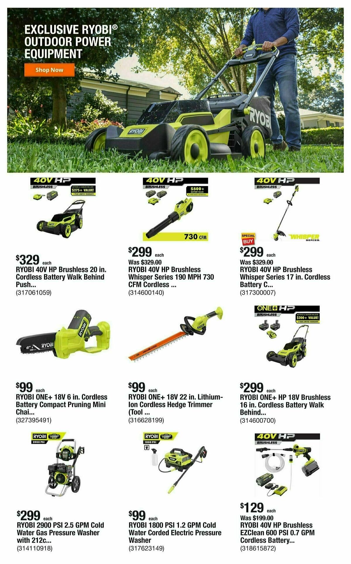 The Home Depot Weekly Ad from July 18