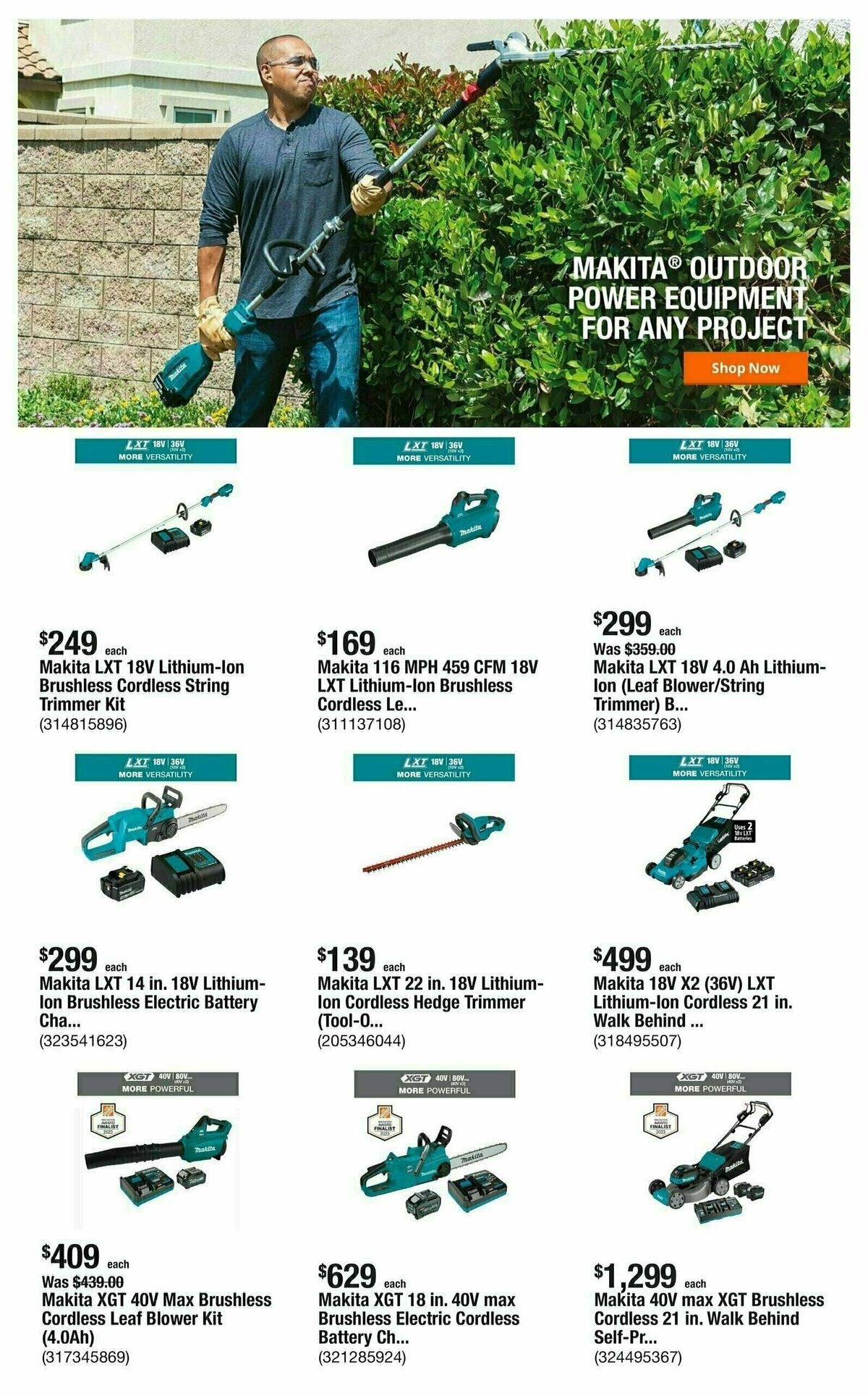 The Home Depot Weekly Ad from July 25