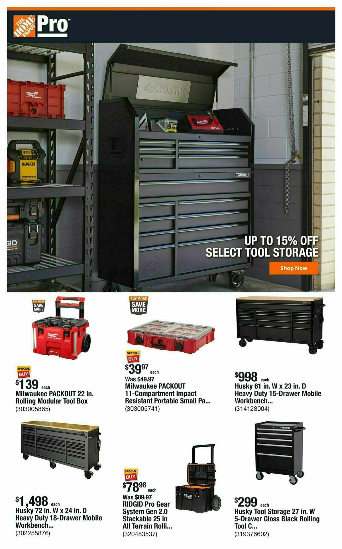 The Home Depot Weekly Ad from July 22