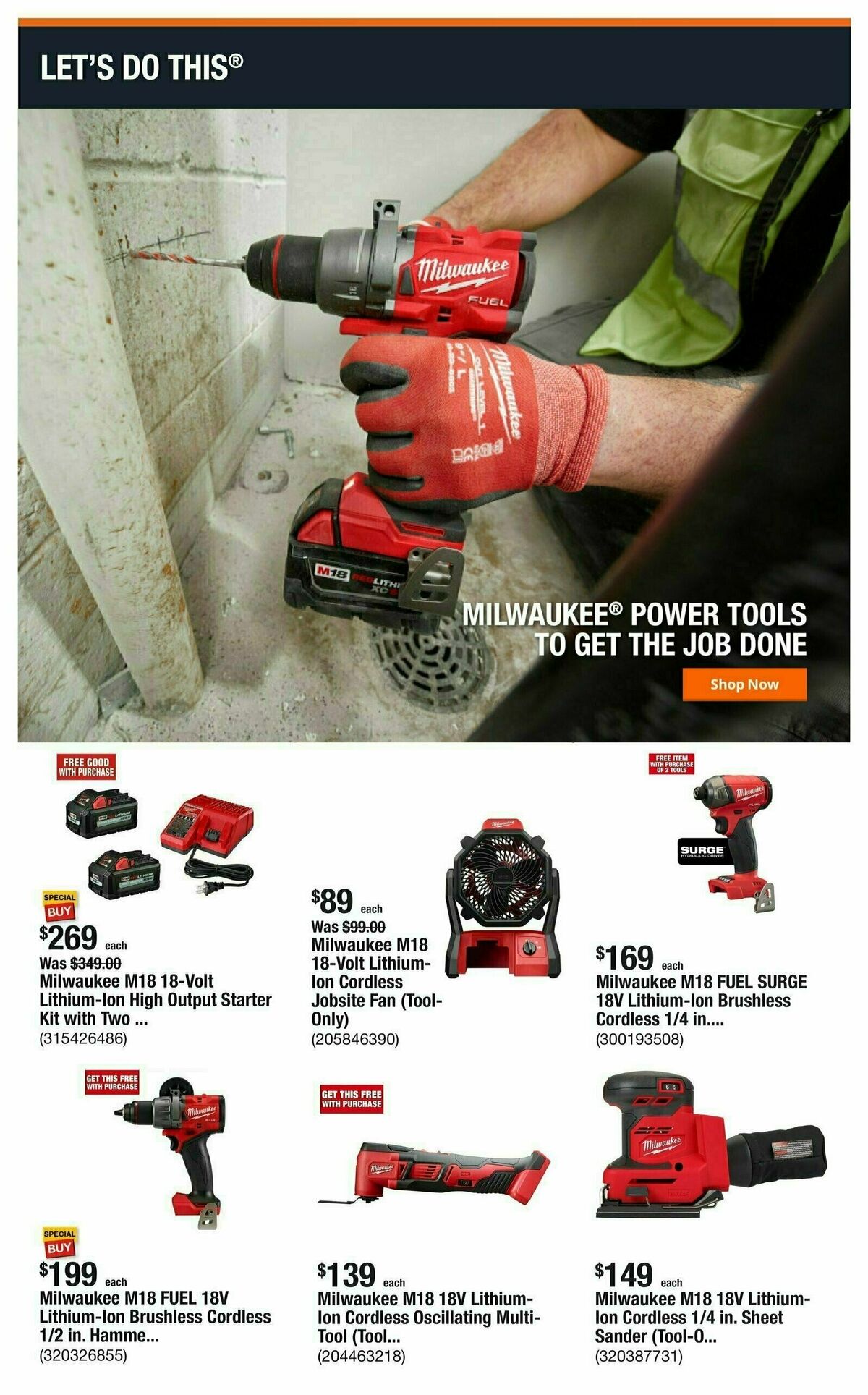 The Home Depot Weekly Ad from July 22