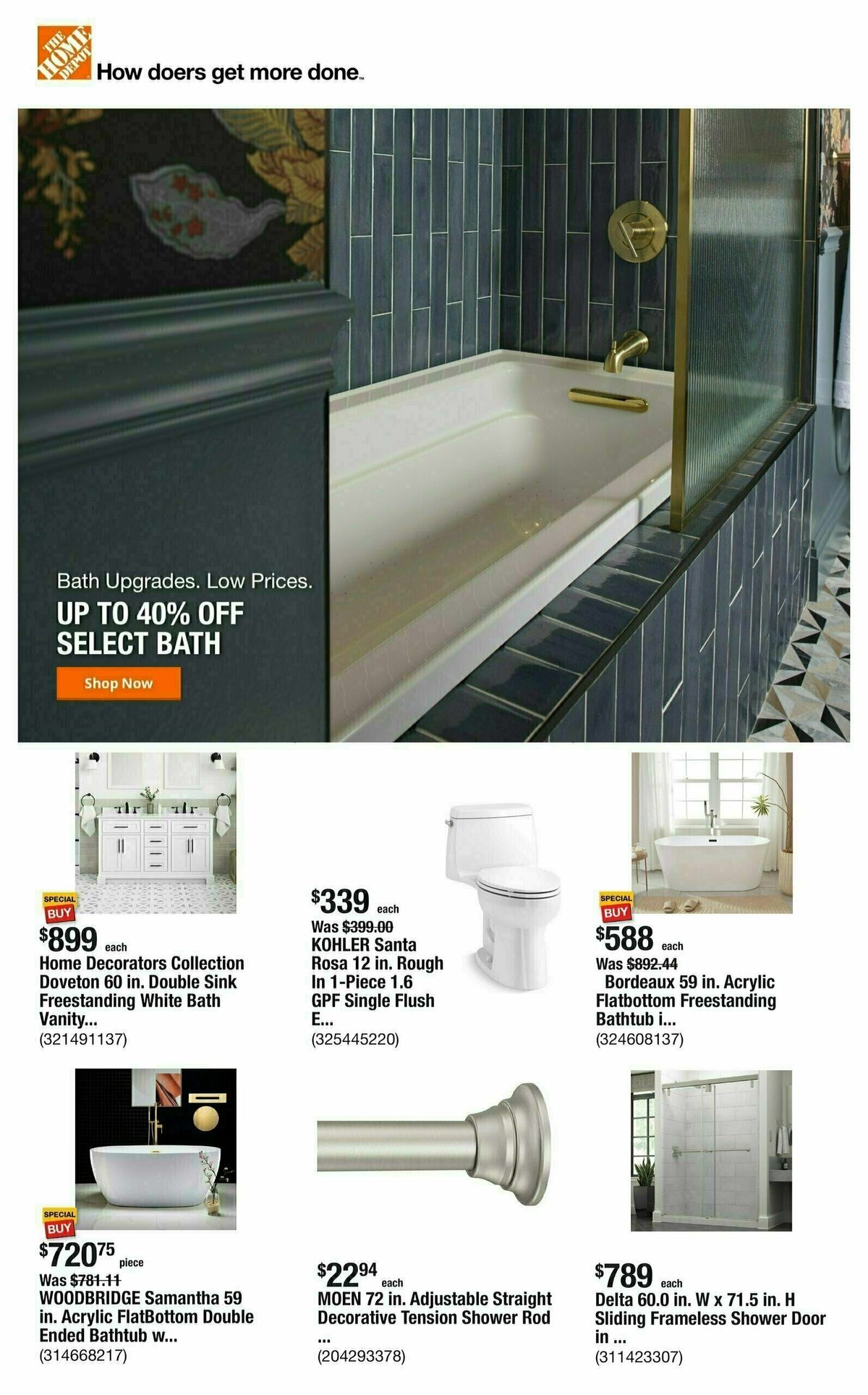 The Home Depot Weekly Ad from August 1