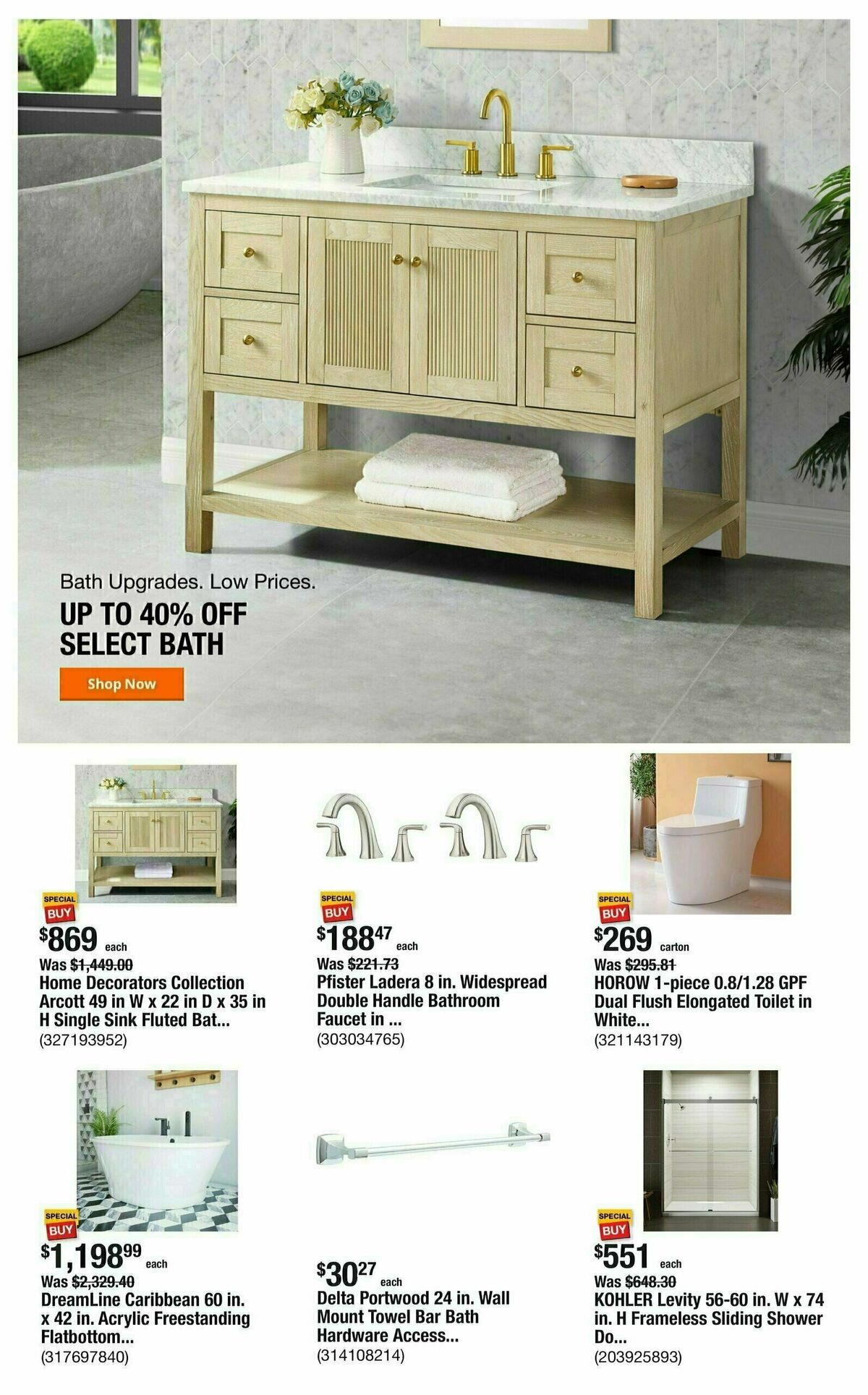 The Home Depot Weekly Ad from August 1