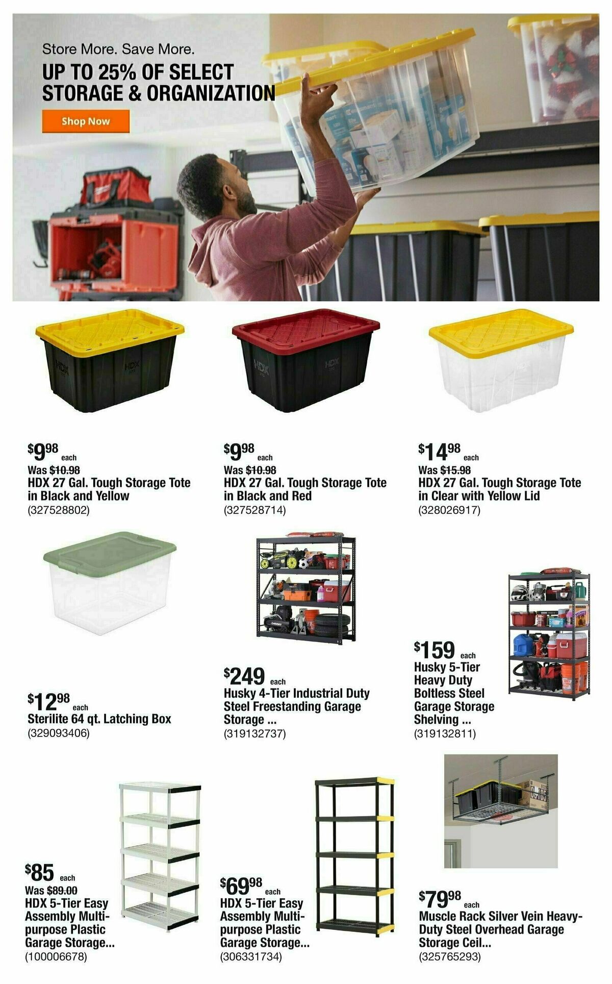 The Home Depot Weekly Ad from August 1