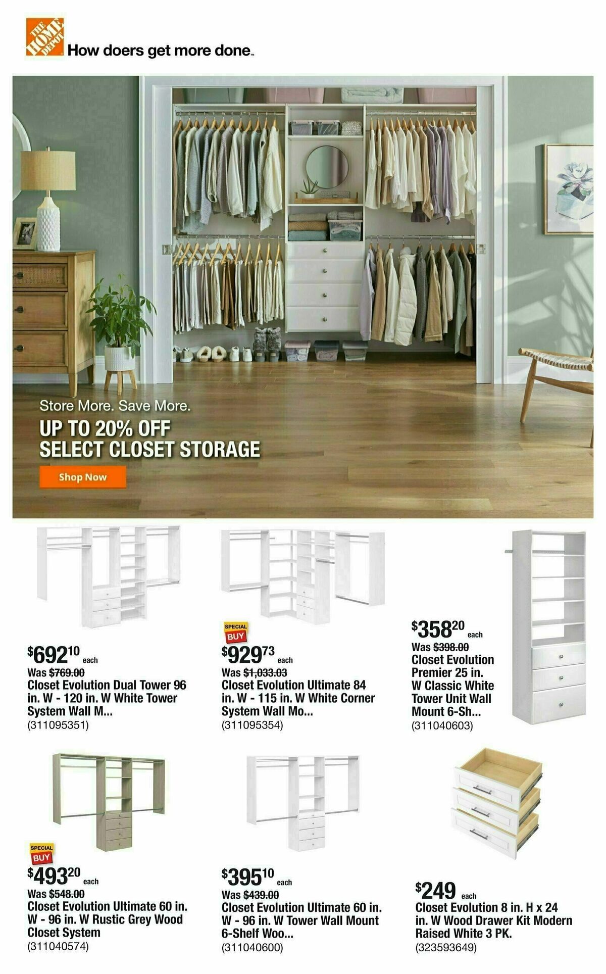 The Home Depot Weekly Ad from August 8