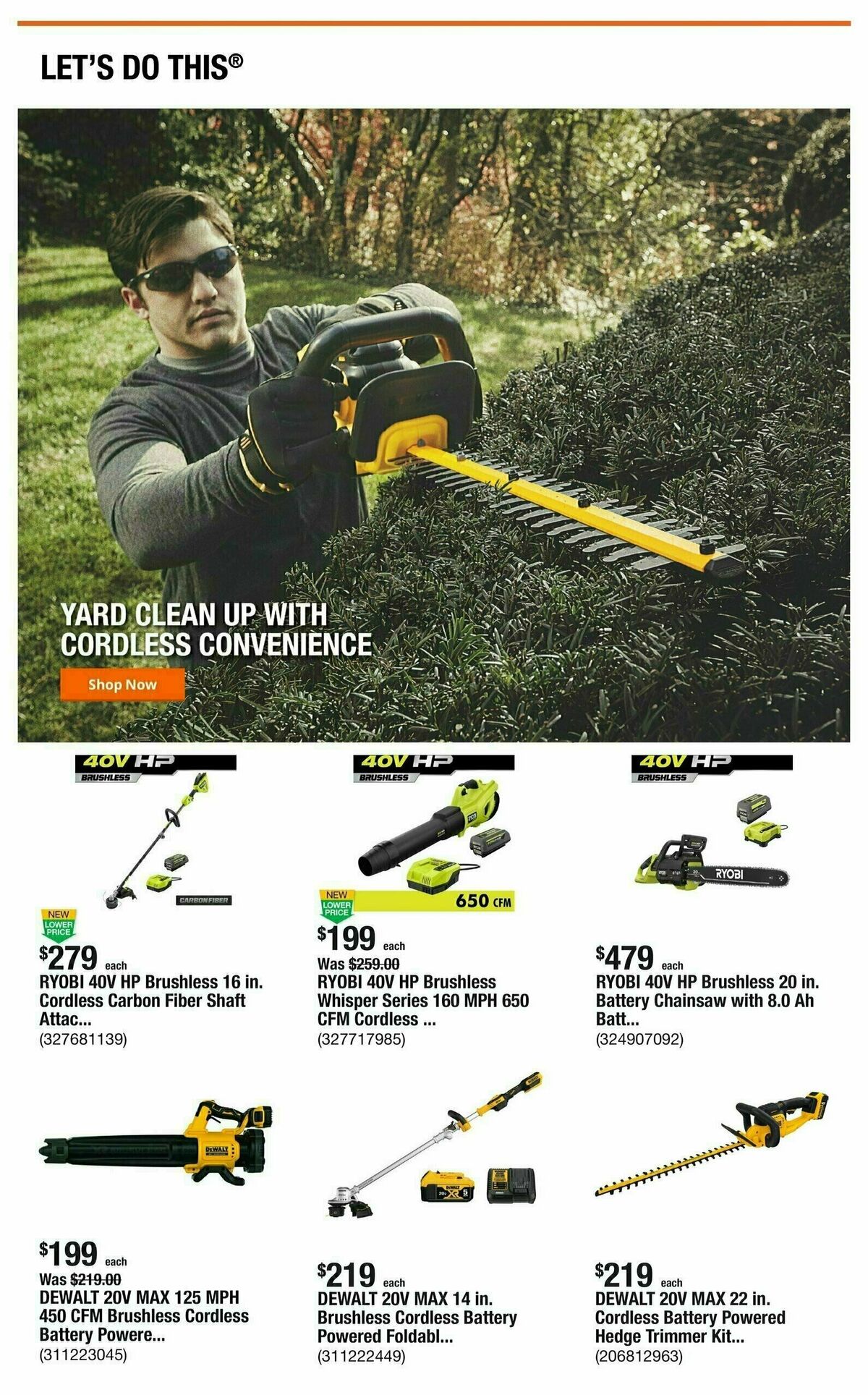 The Home Depot Weekly Ad from August 8