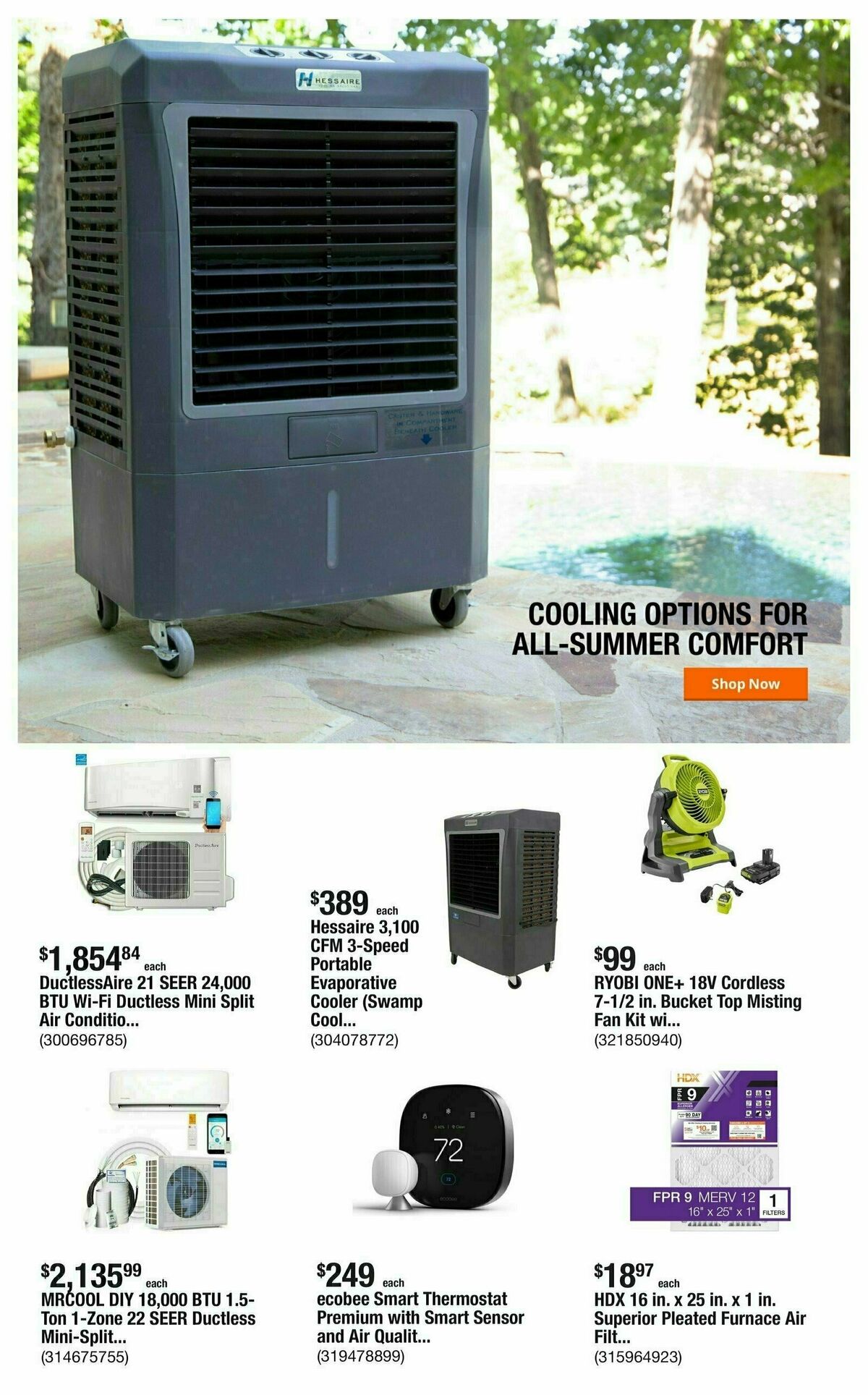 The Home Depot Weekly Ad from August 15