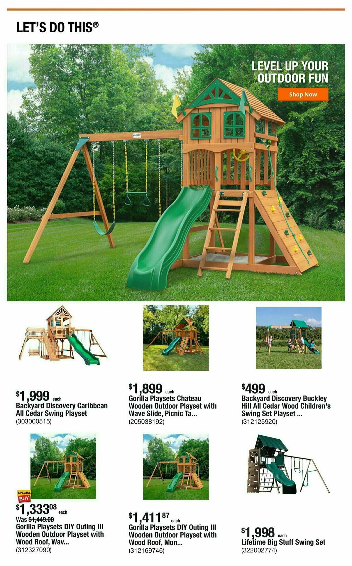 The Home Depot Weekly Ad from August 15