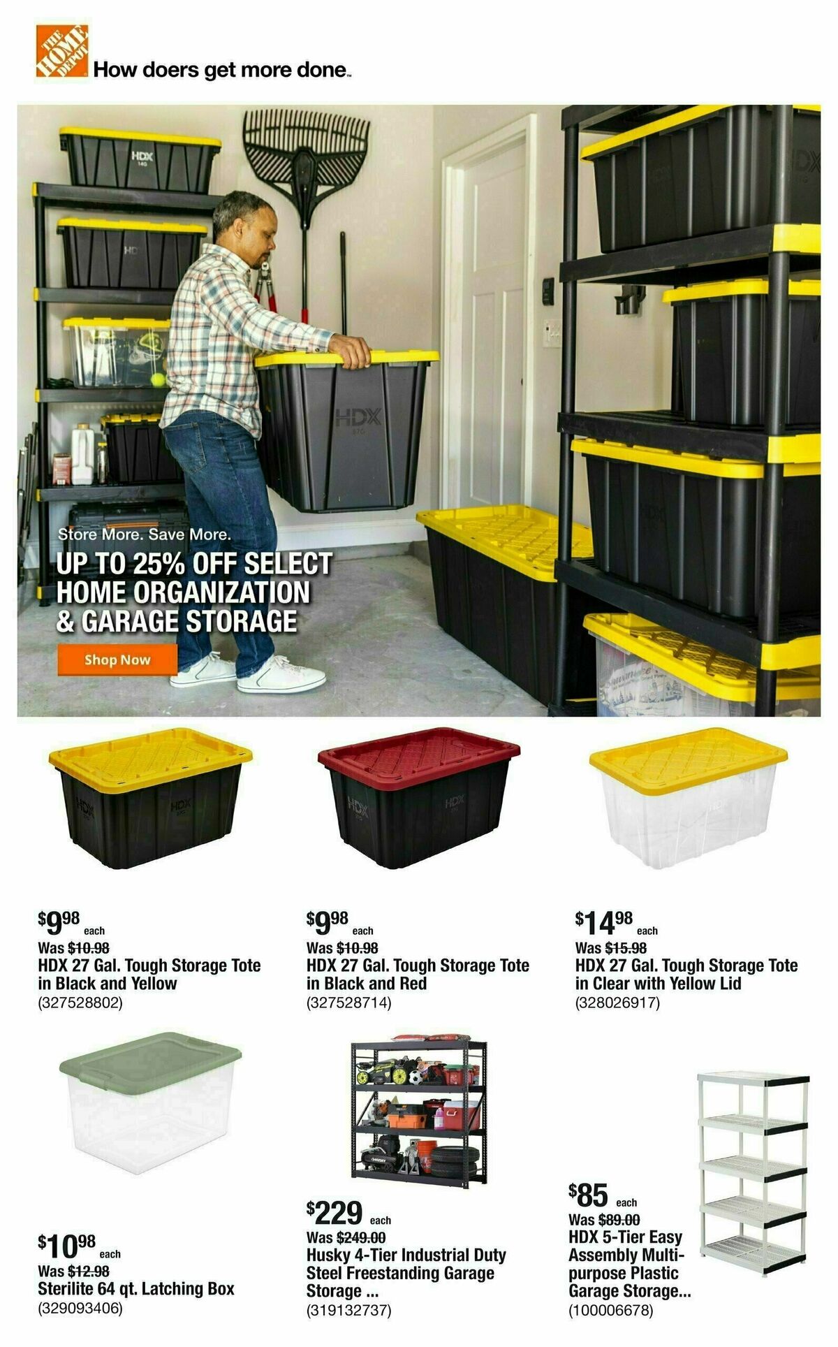 The Home Depot Weekly Ad from August 15