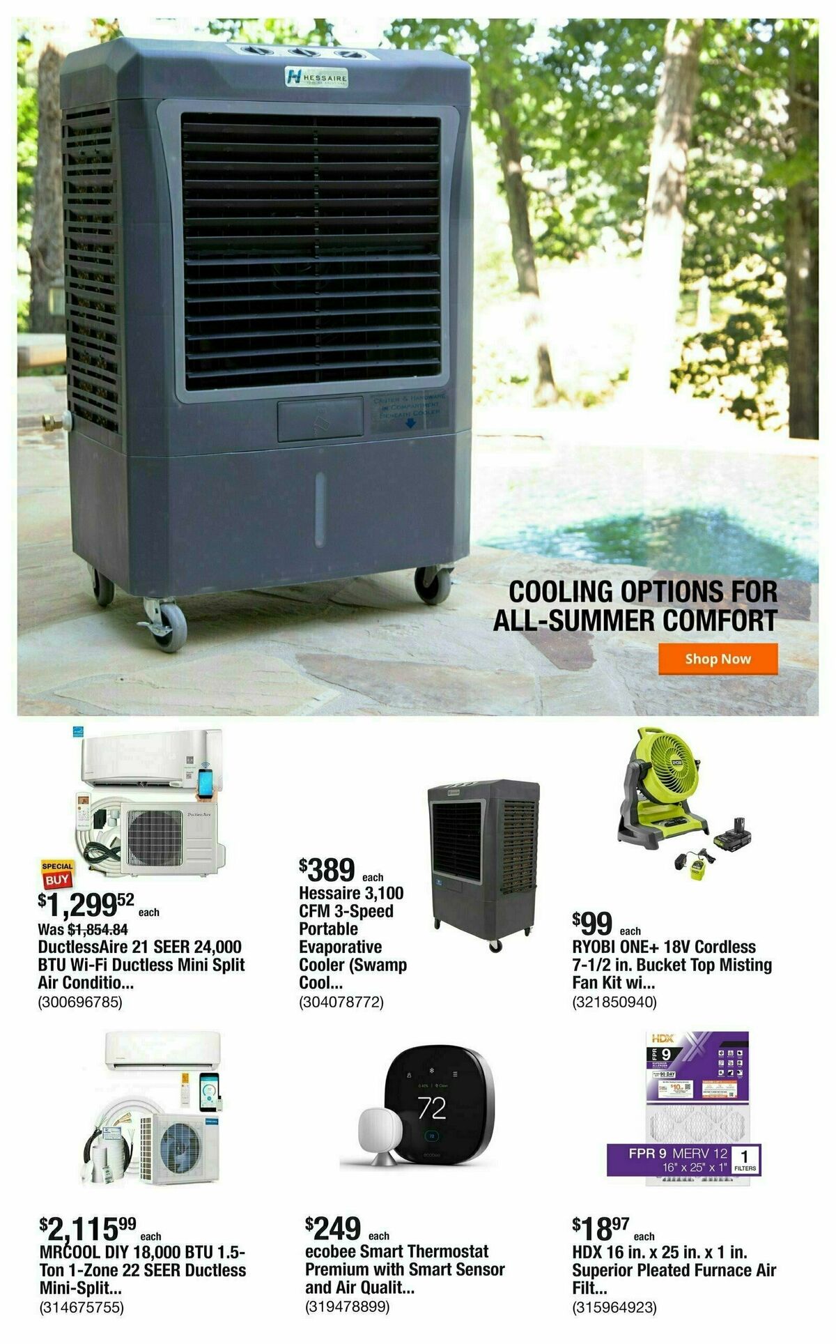 The Home Depot Weekly Ad from August 15