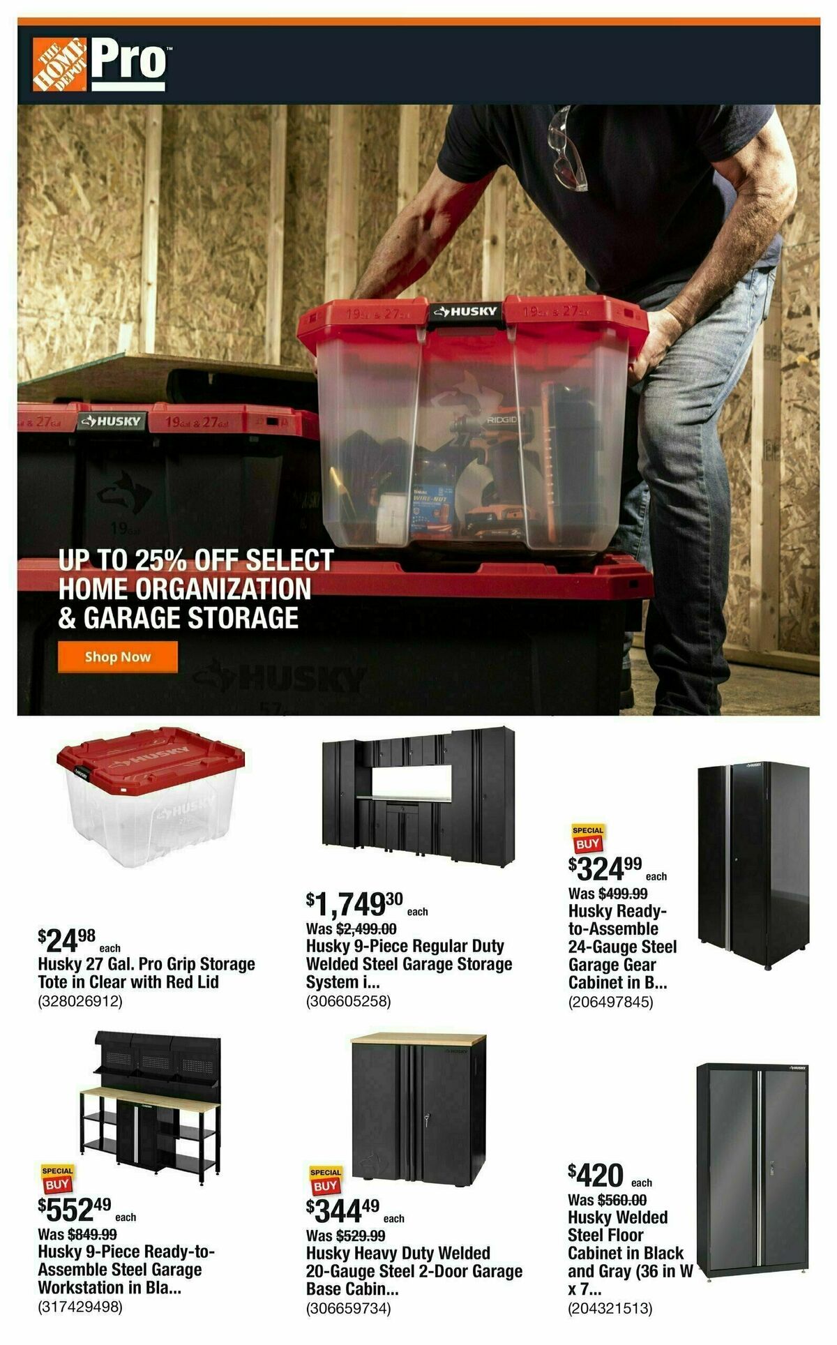 The Home Depot Weekly Ad from August 19