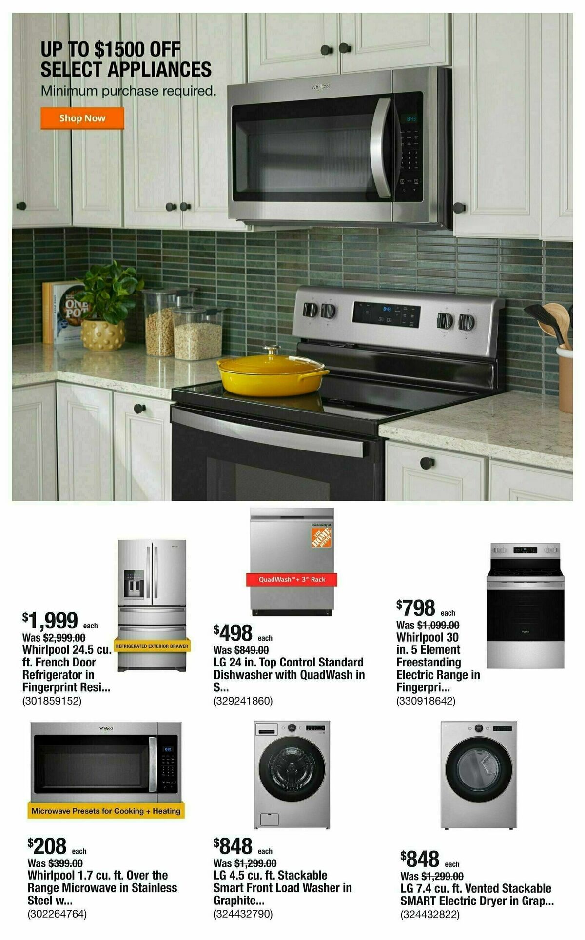 The Home Depot Weekly Ad from August 26