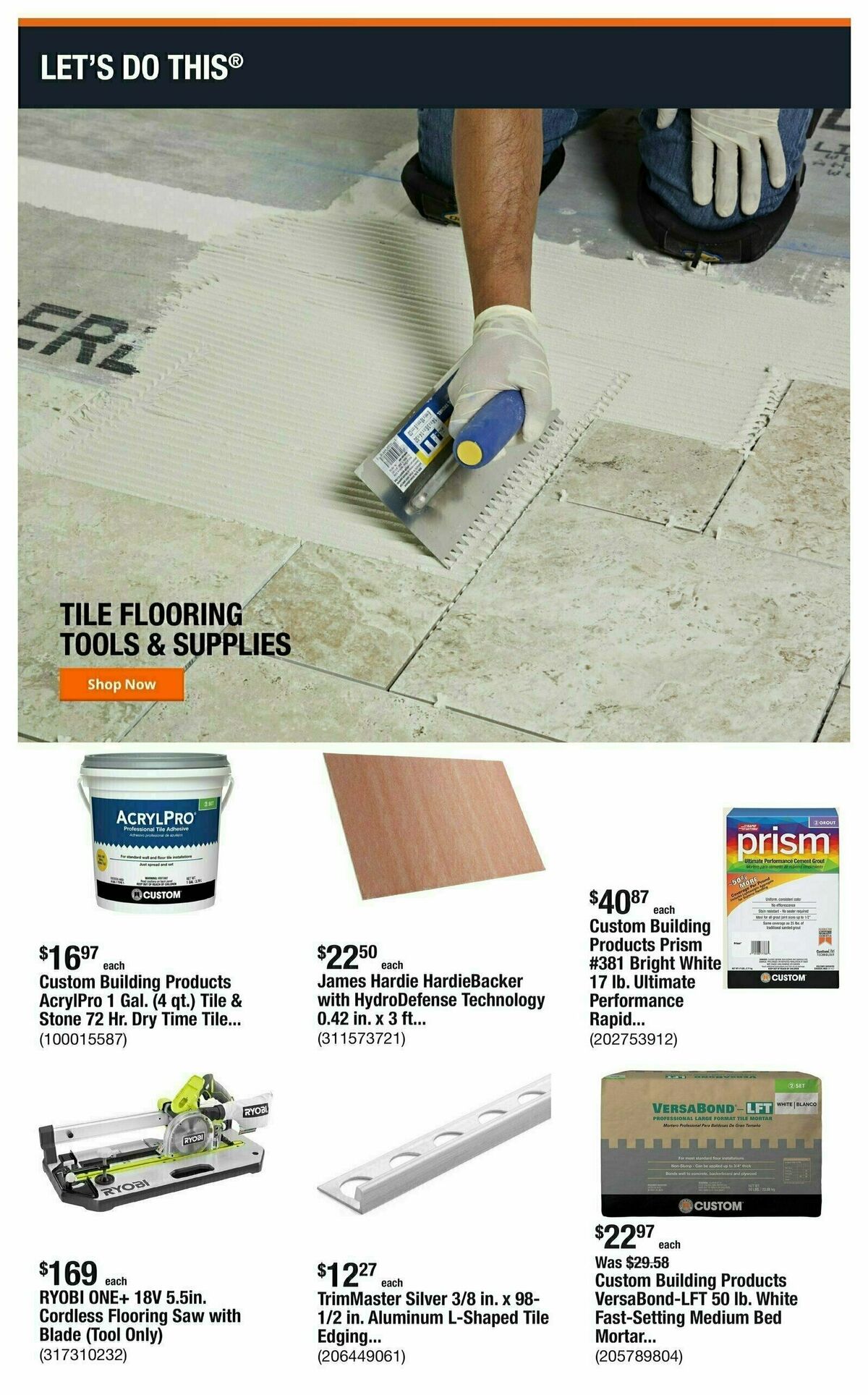 The Home Depot Weekly Ad from September 2