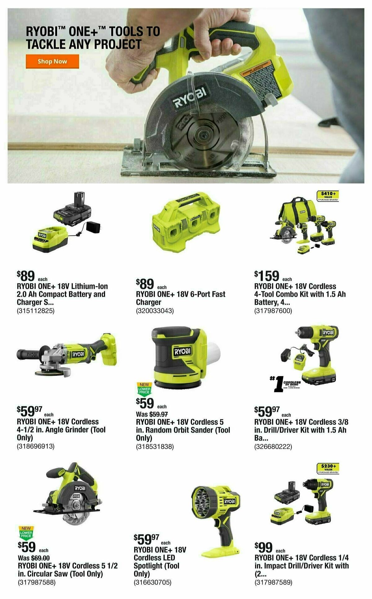 The Home Depot Weekly Ad from September 5