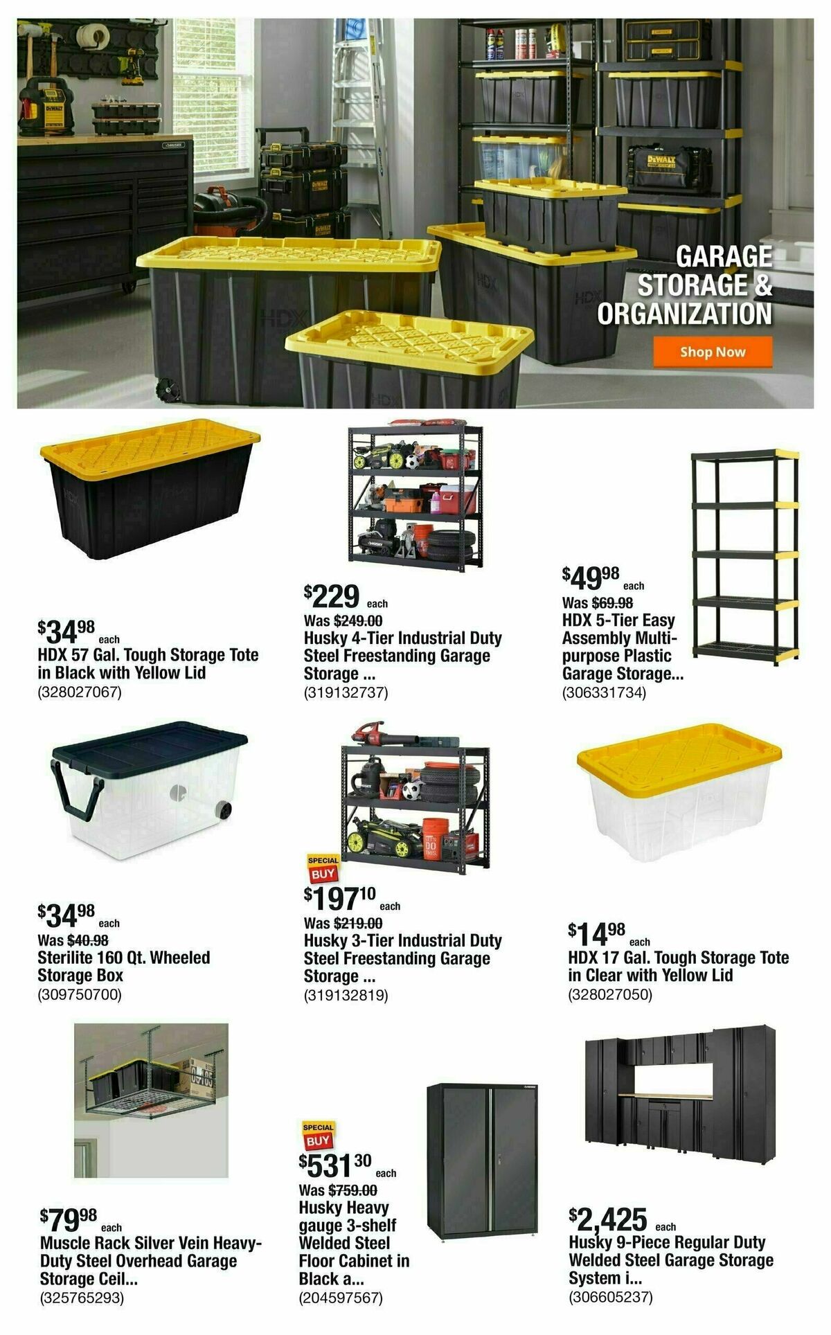 The Home Depot Weekly Ad from September 12