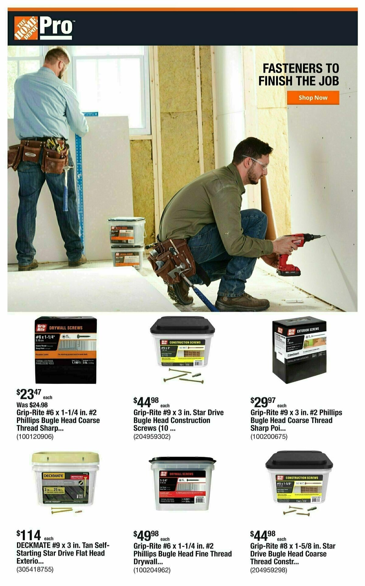 The Home Depot Weekly Ad from September 16