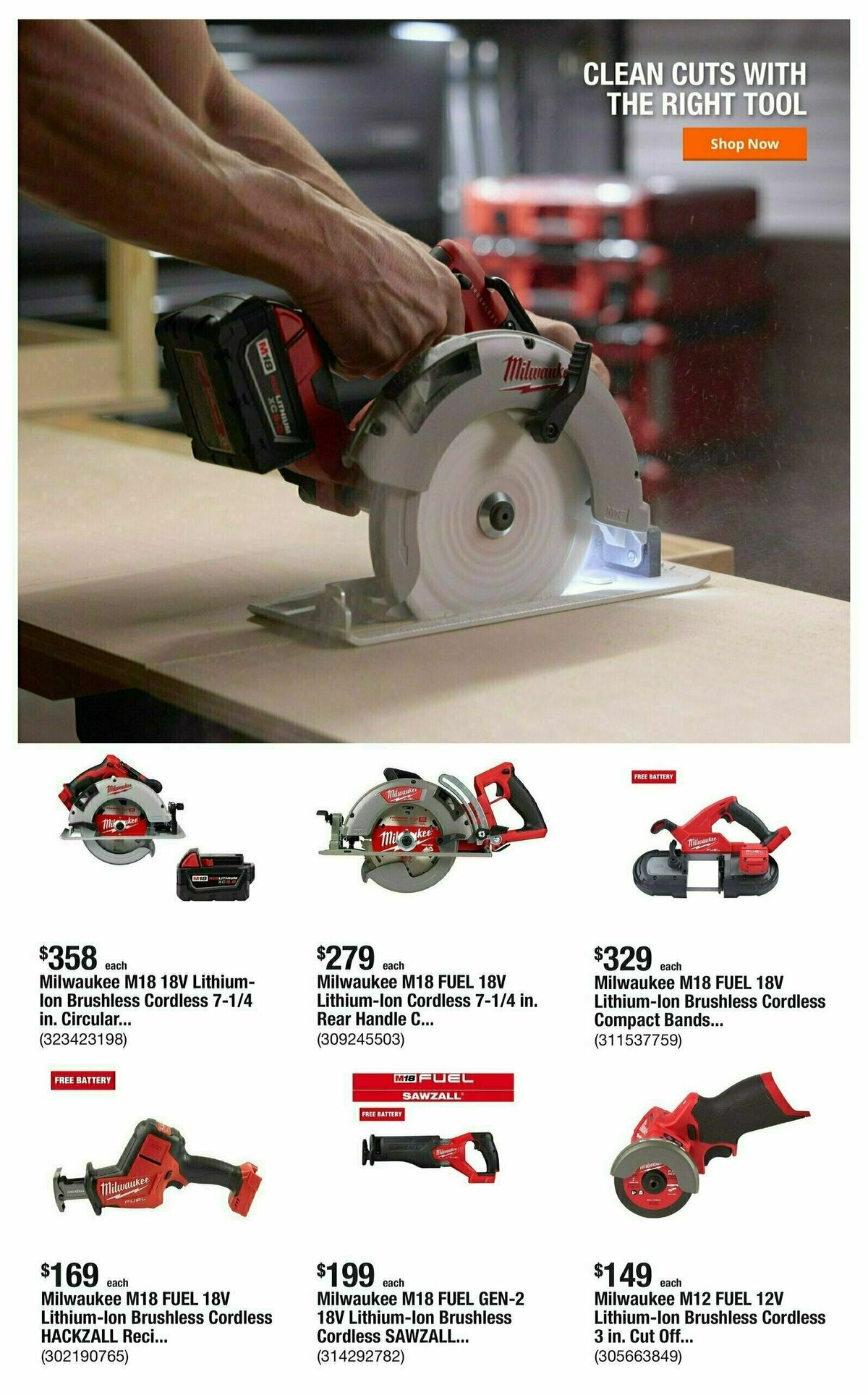 The Home Depot Weekly Ad from September 16