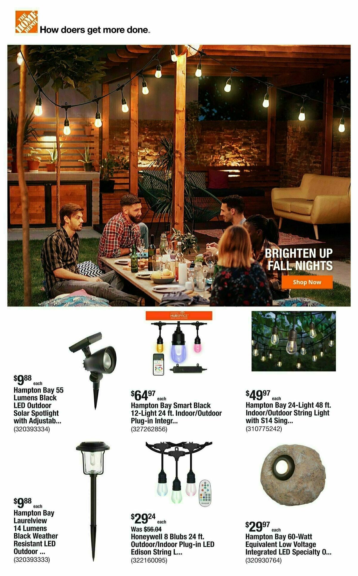 The Home Depot Weekly Ad from September 19