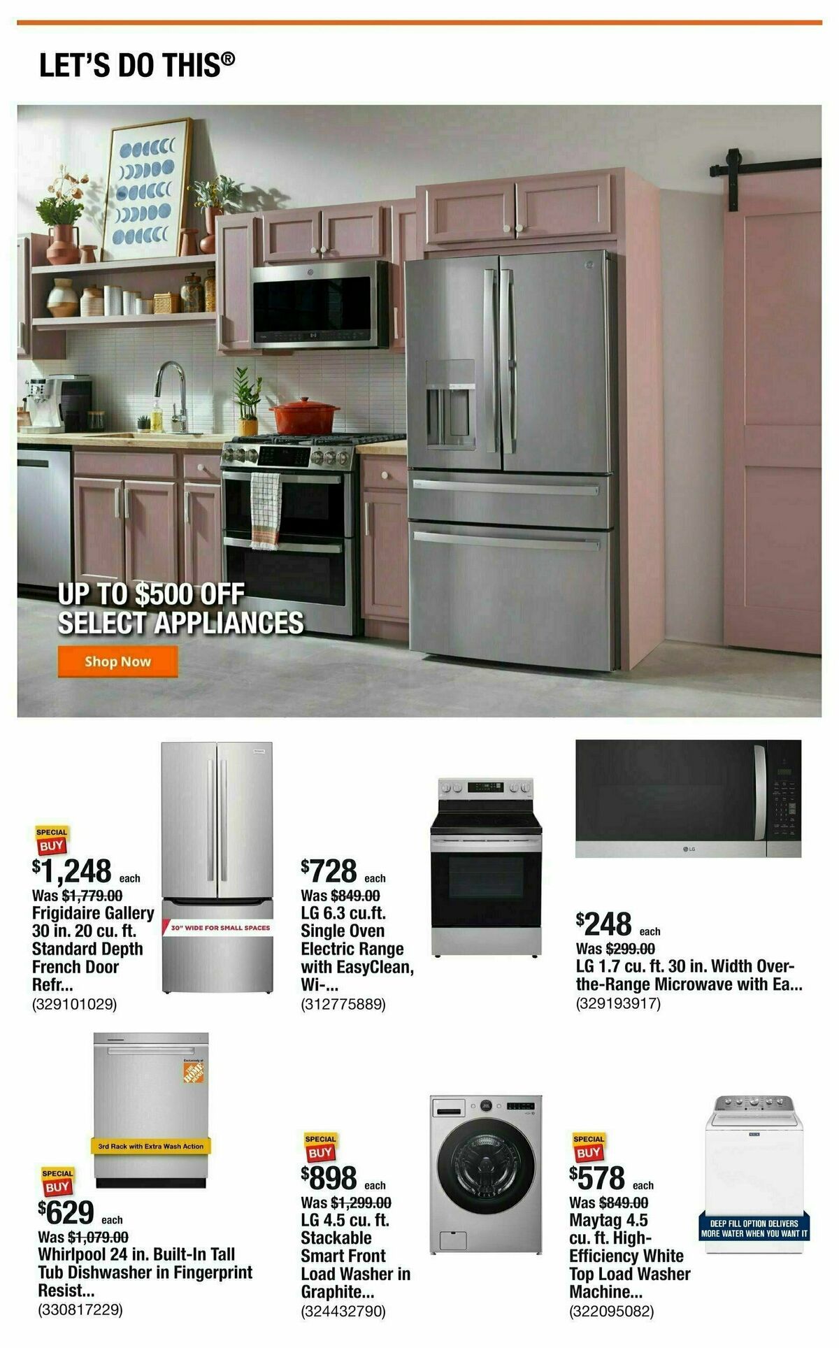 The Home Depot Weekly Ad from September 19