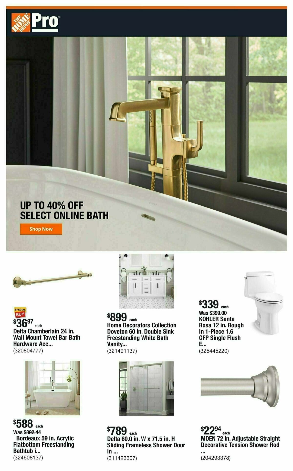 The Home Depot Weekly Ad from September 23