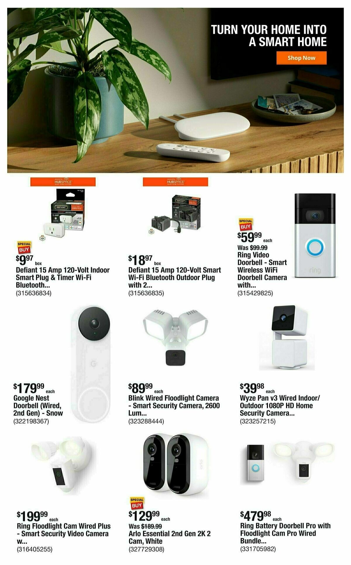 The Home Depot Weekly Ad from September 26