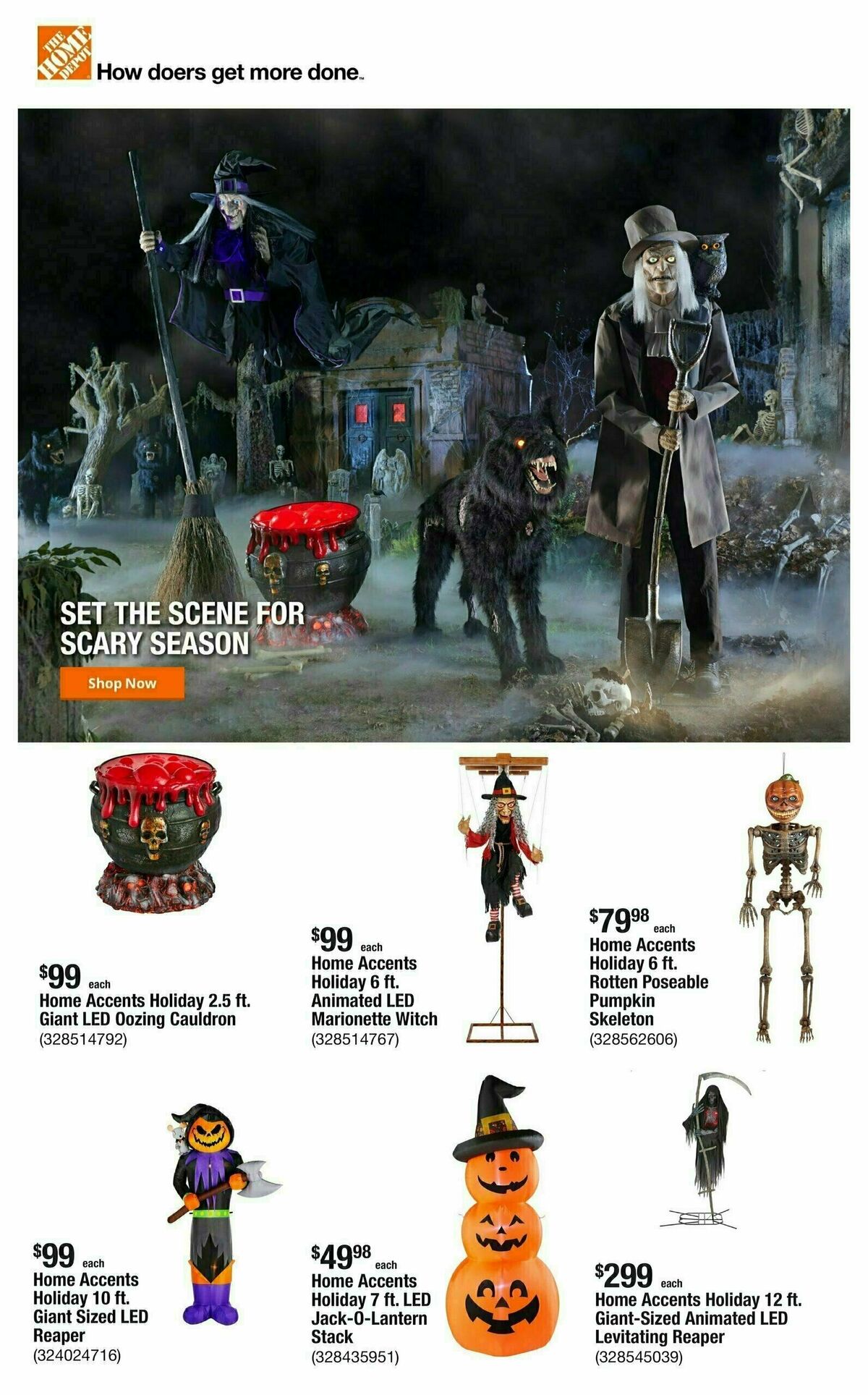 The Home Depot Weekly Ad from October 3