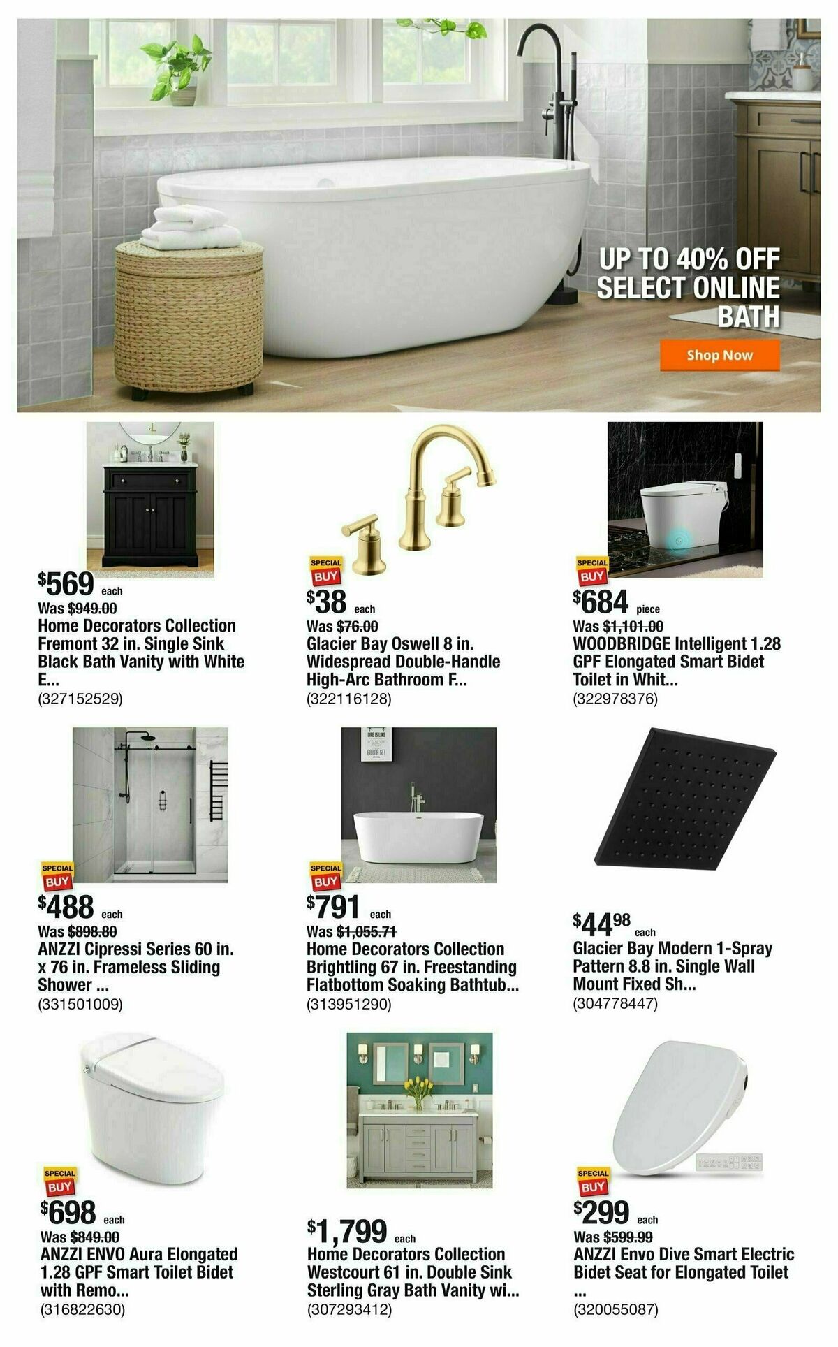 The Home Depot Weekly Ad from October 21