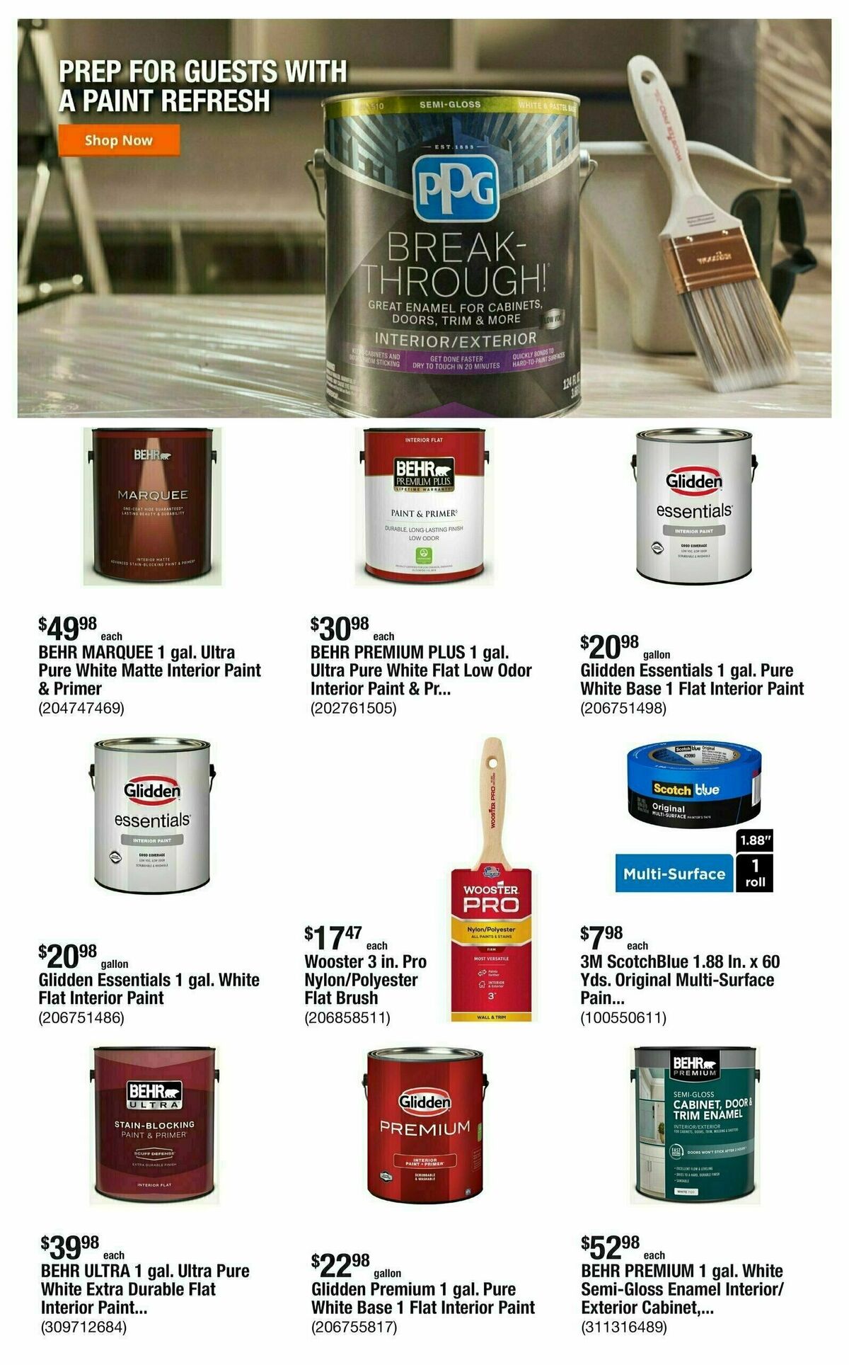 The Home Depot Weekly Ad from October 24