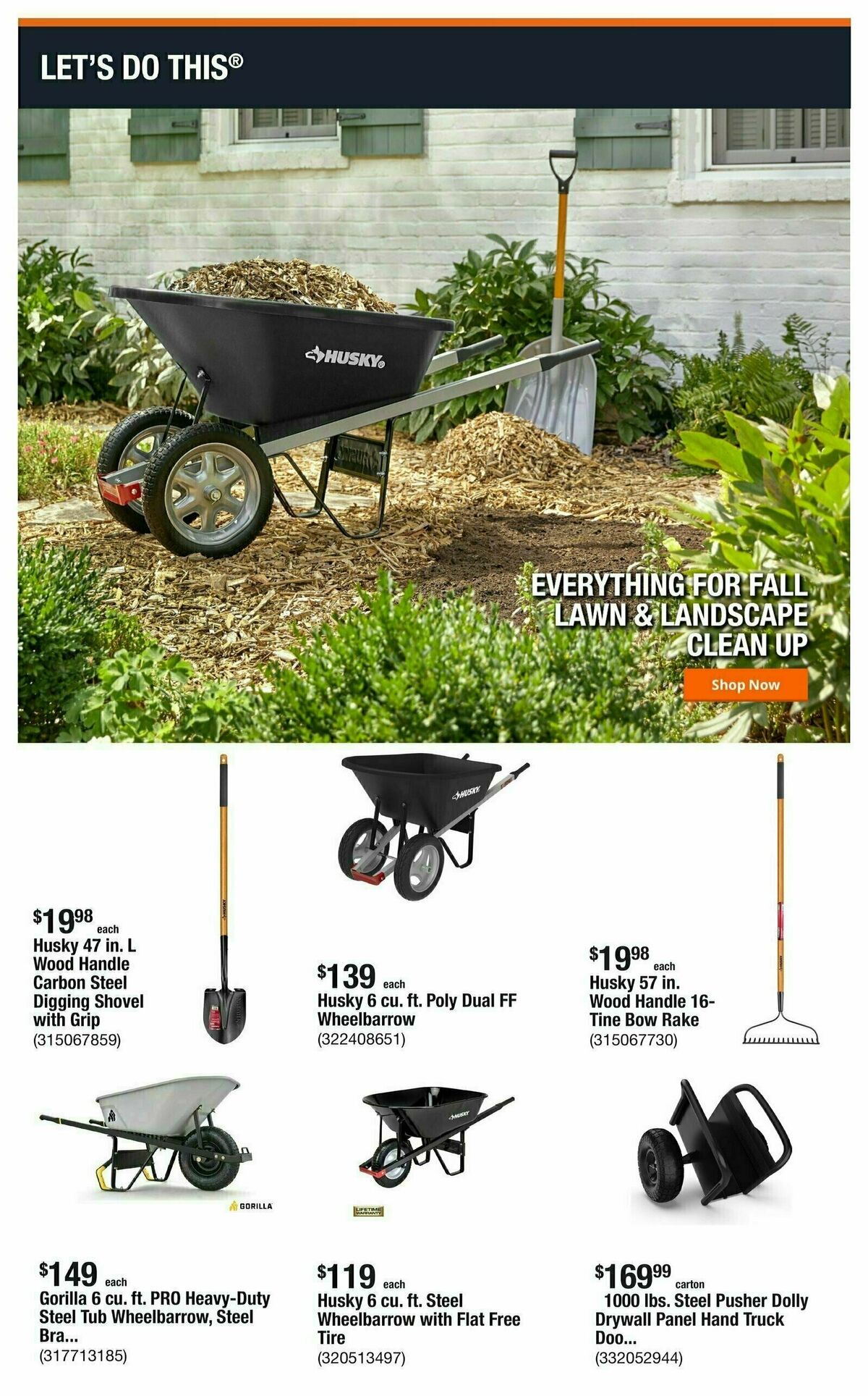 The Home Depot Weekly Ad from October 28