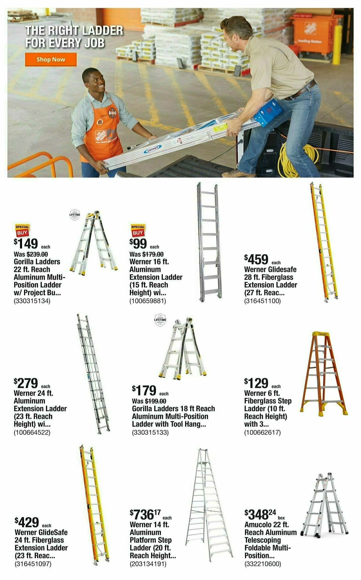 The Home Depot Weekly Ad from October 28