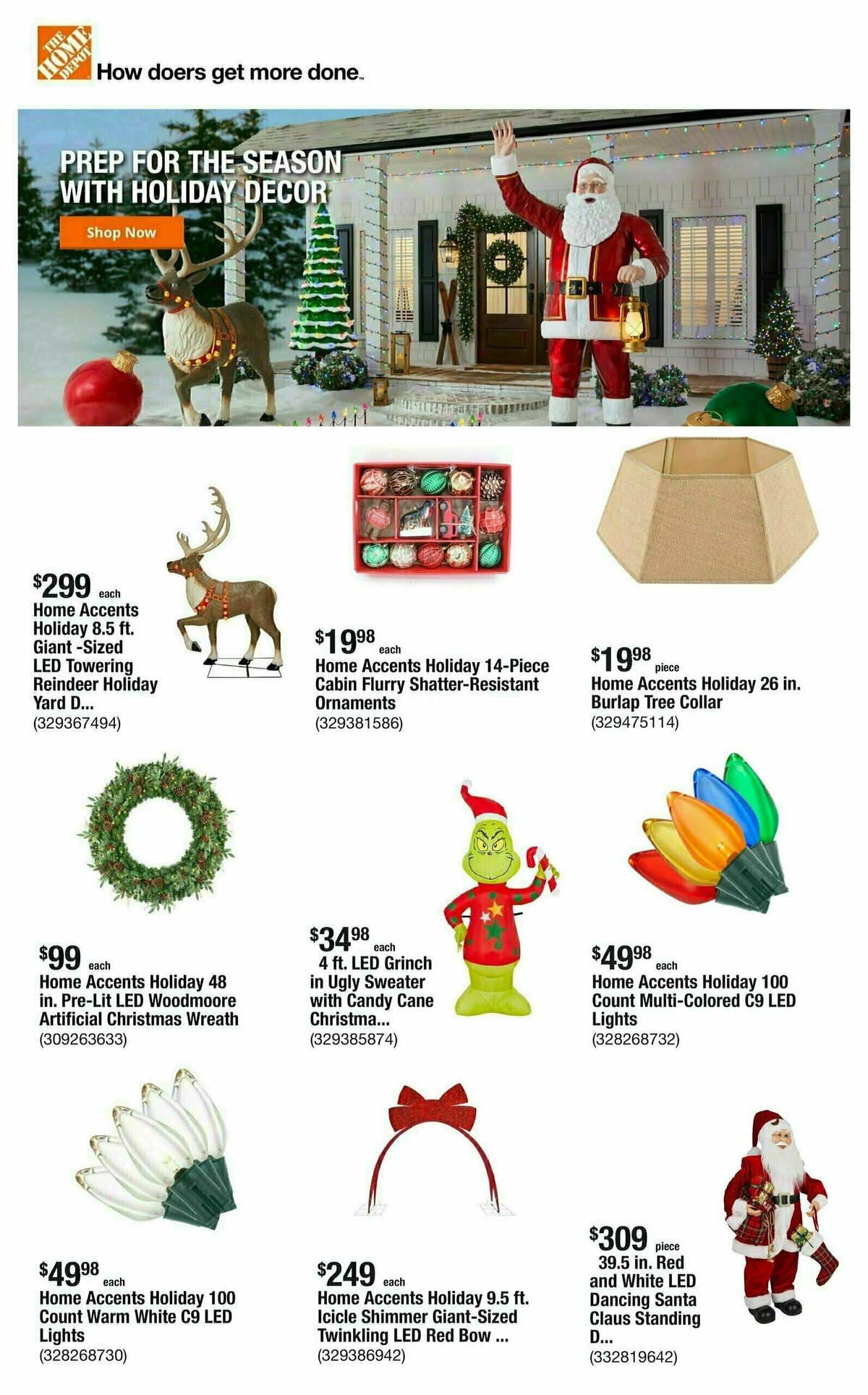 The Home Depot Weekly Ad from October 31