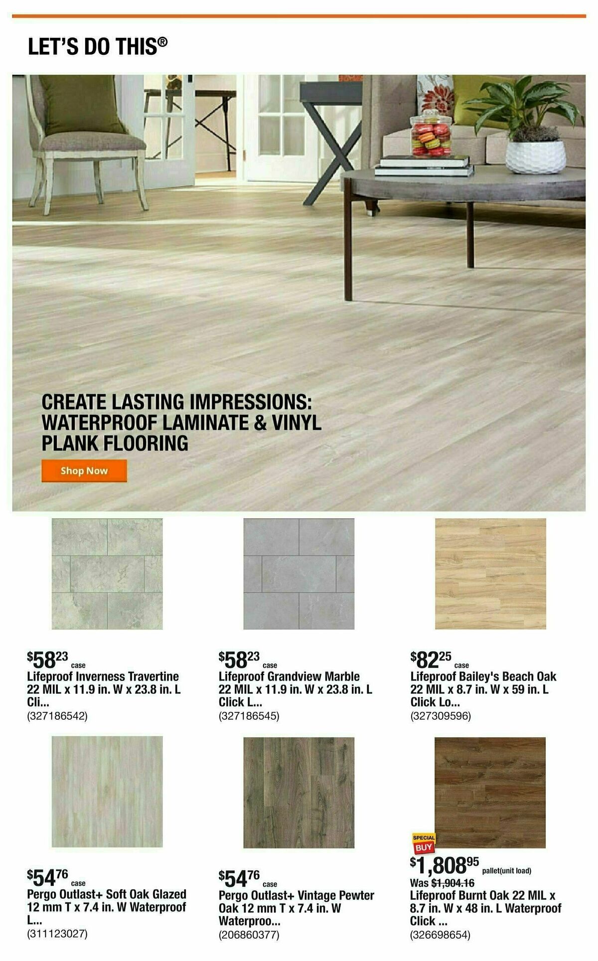 The Home Depot Weekly Ad from October 31