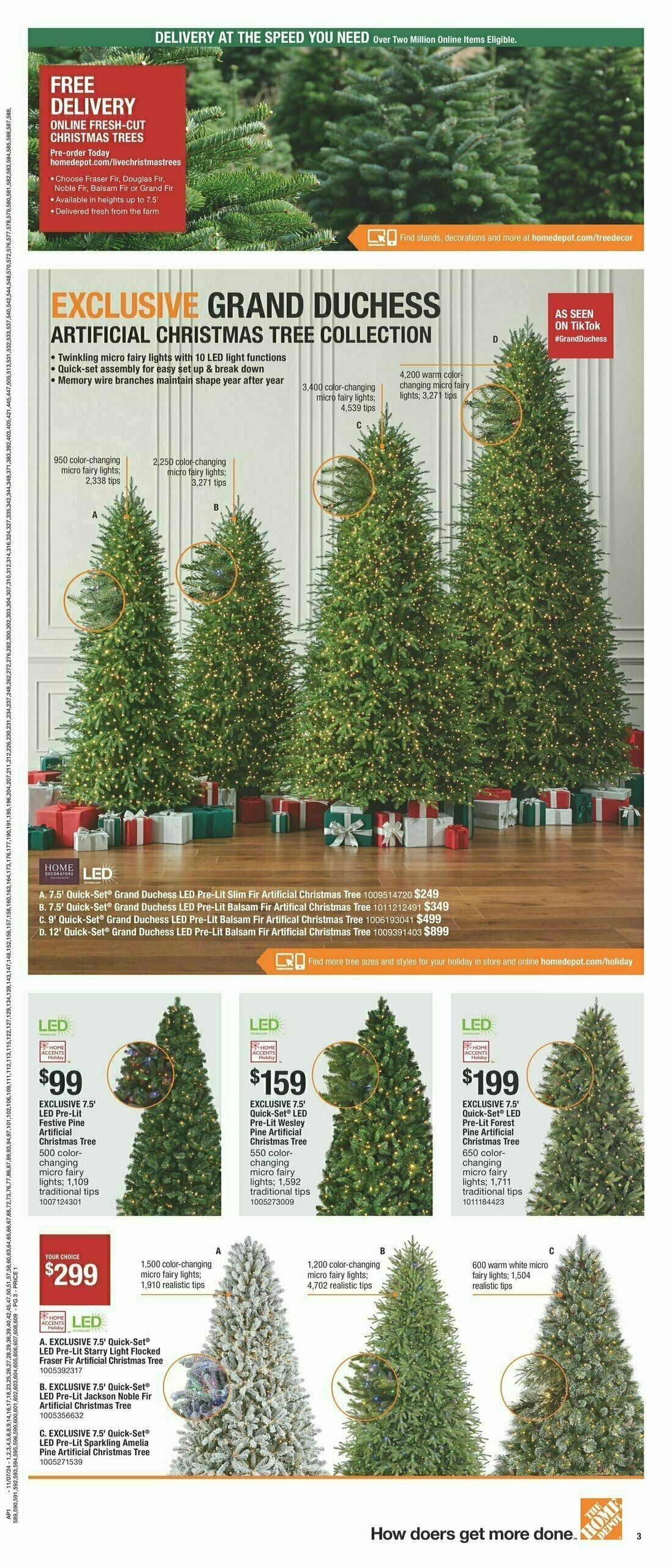 The Home Depot Holiday Ad Weekly Ad from November 7