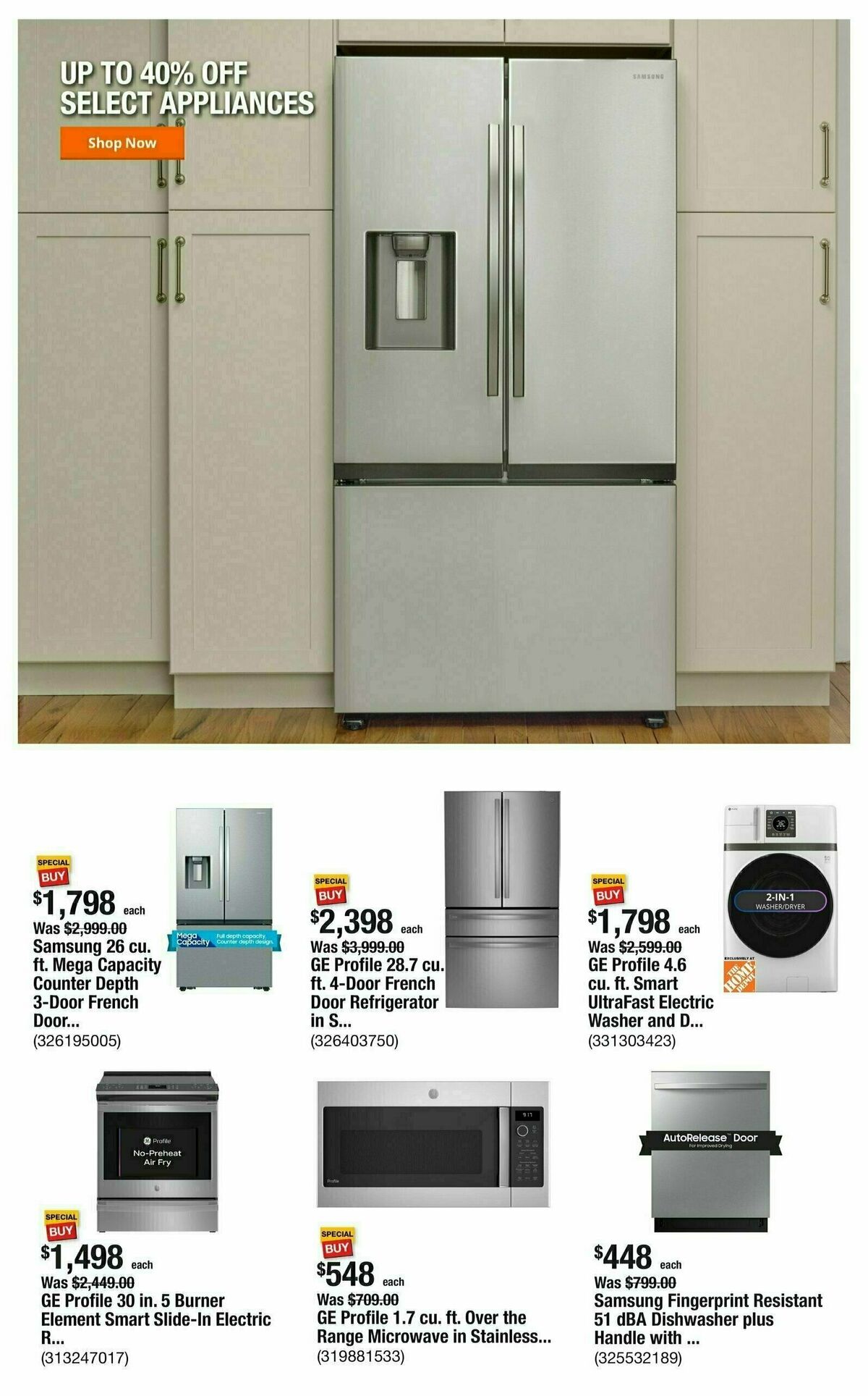 The Home Depot Weekly Ad from November 11