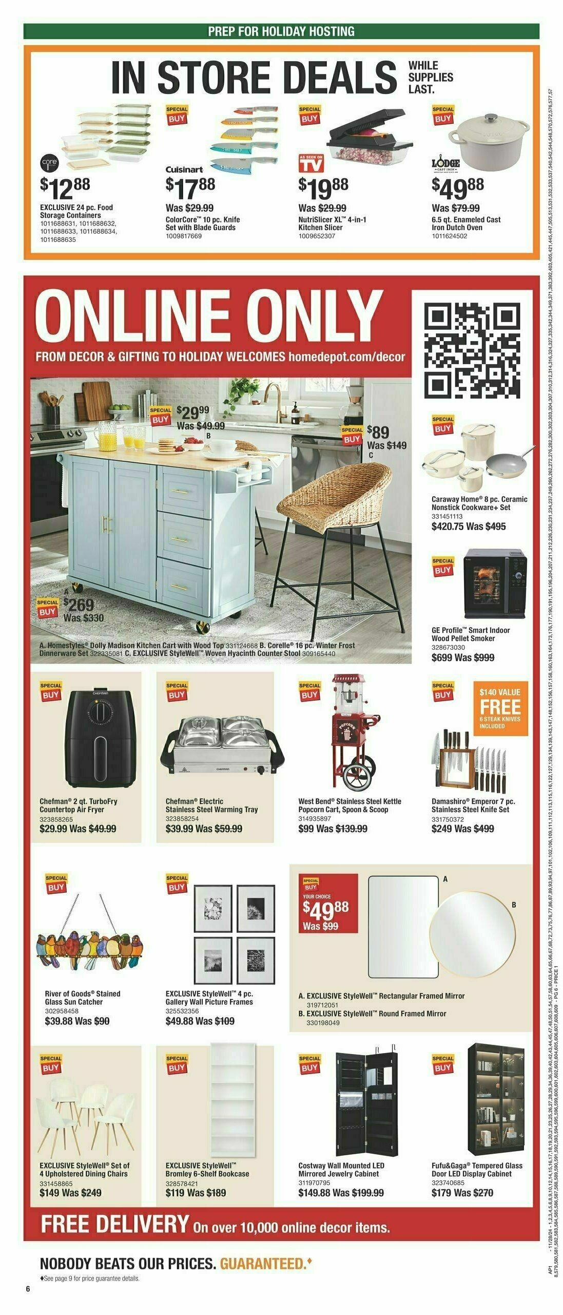 The Home Depot Black Friday Deals Weekly Ad from November 28