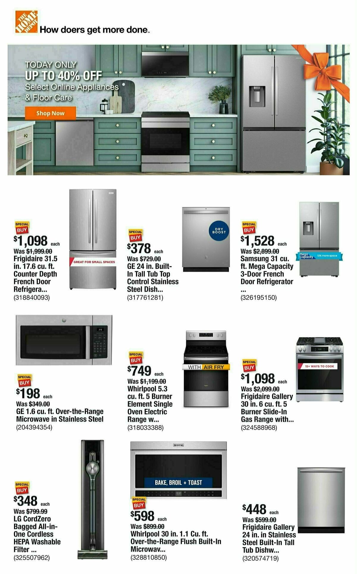 The Home Depot Cyber Monday Weekly Ad from December 3