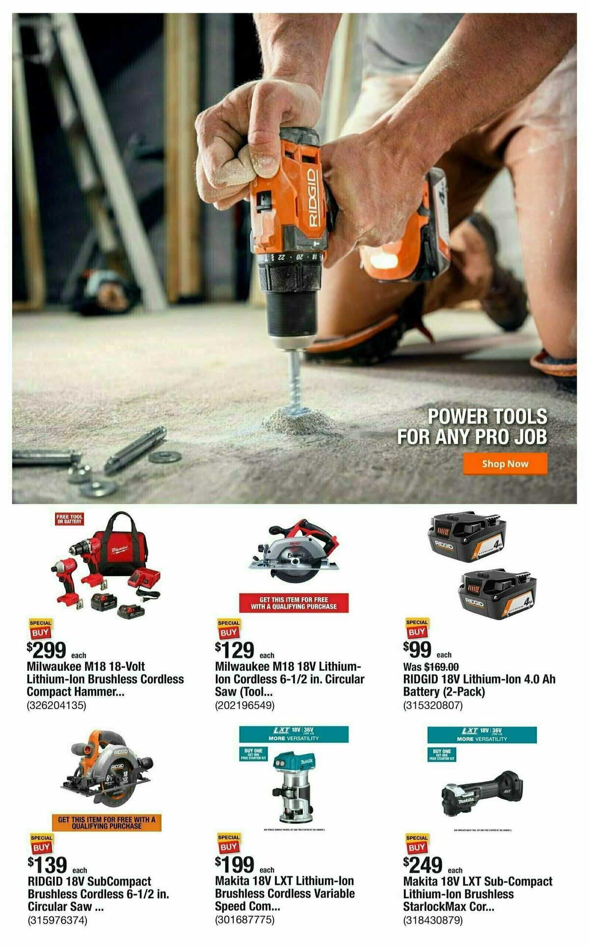 The Home Depot Weekly Ad from December 9