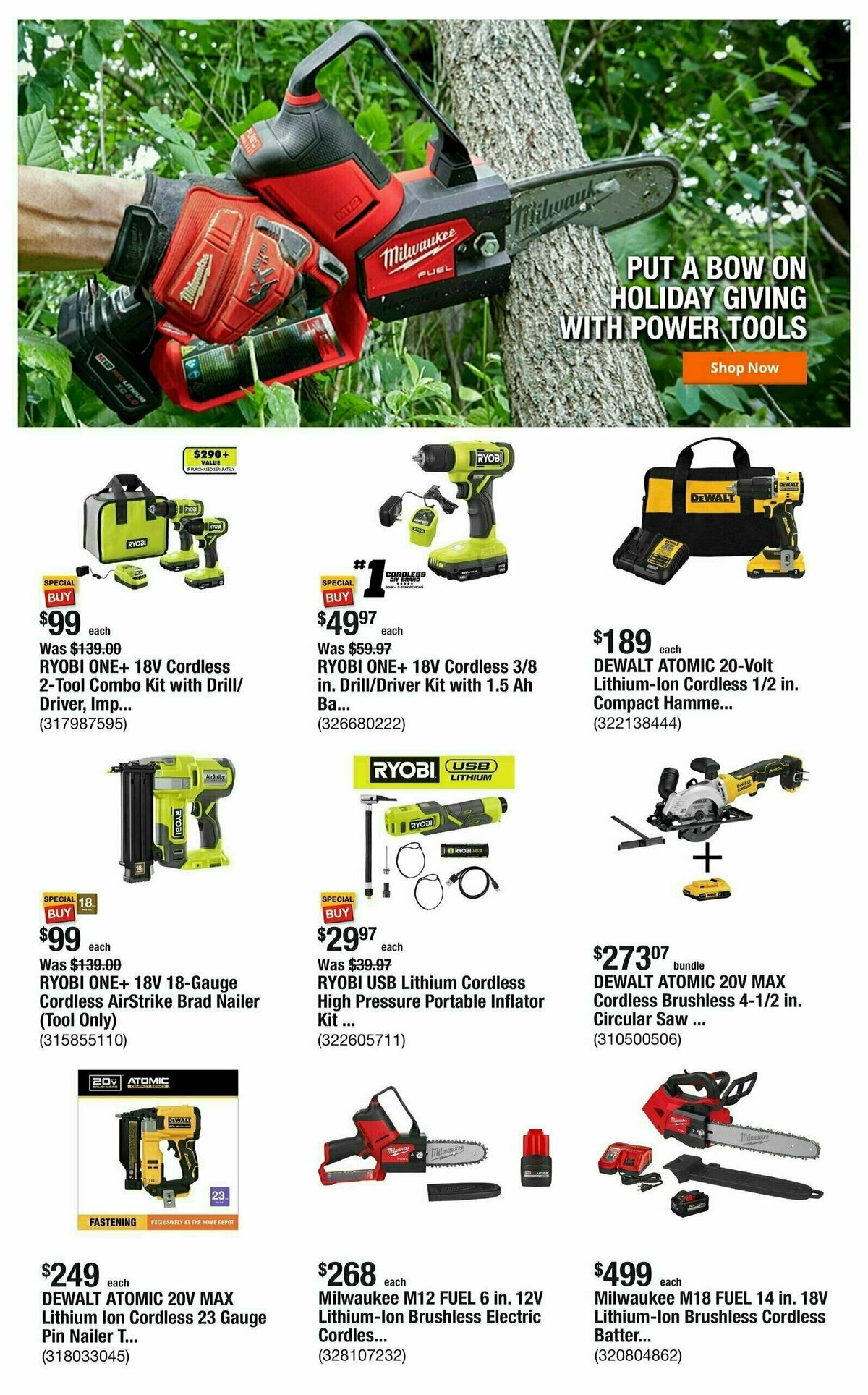 The Home Depot Weekly Ad from December 12