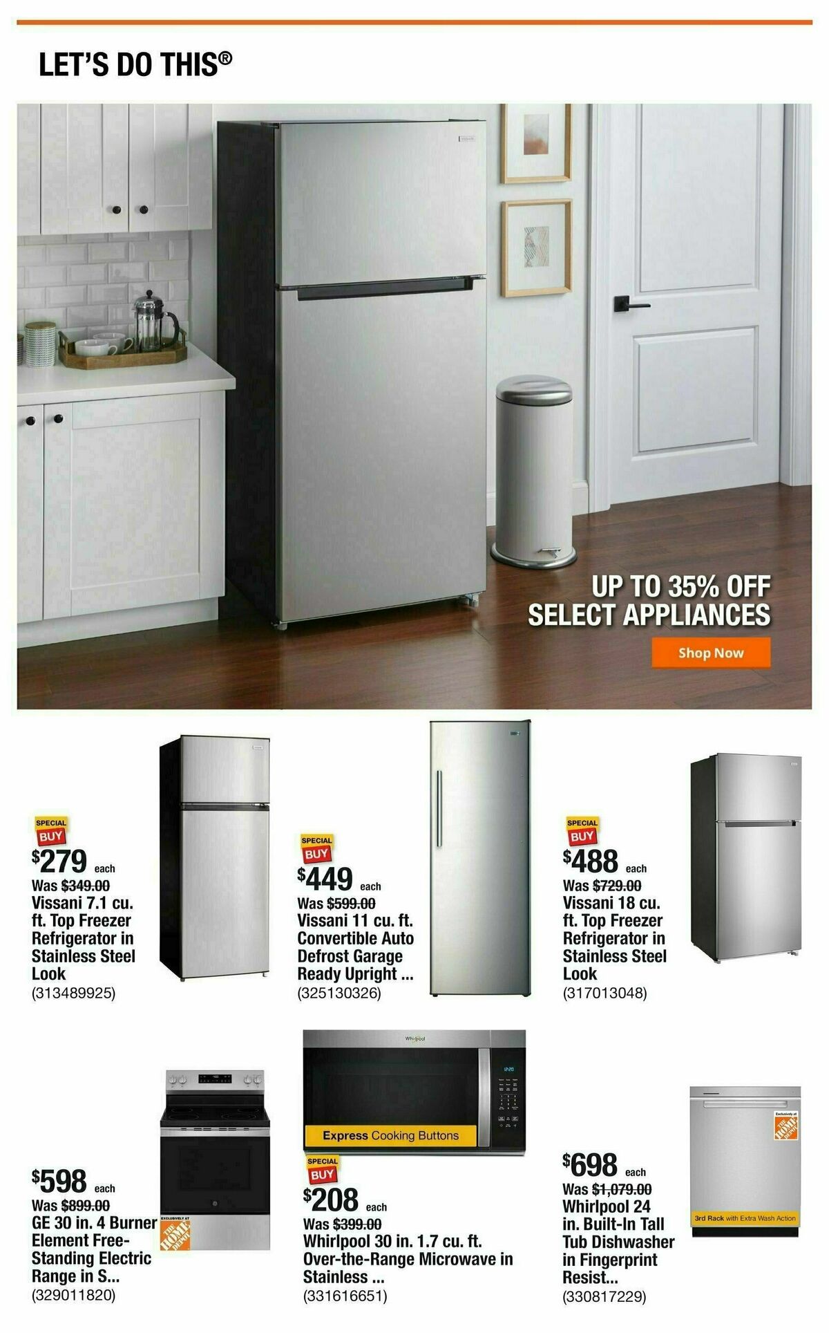 The Home Depot Weekly Ad from December 19