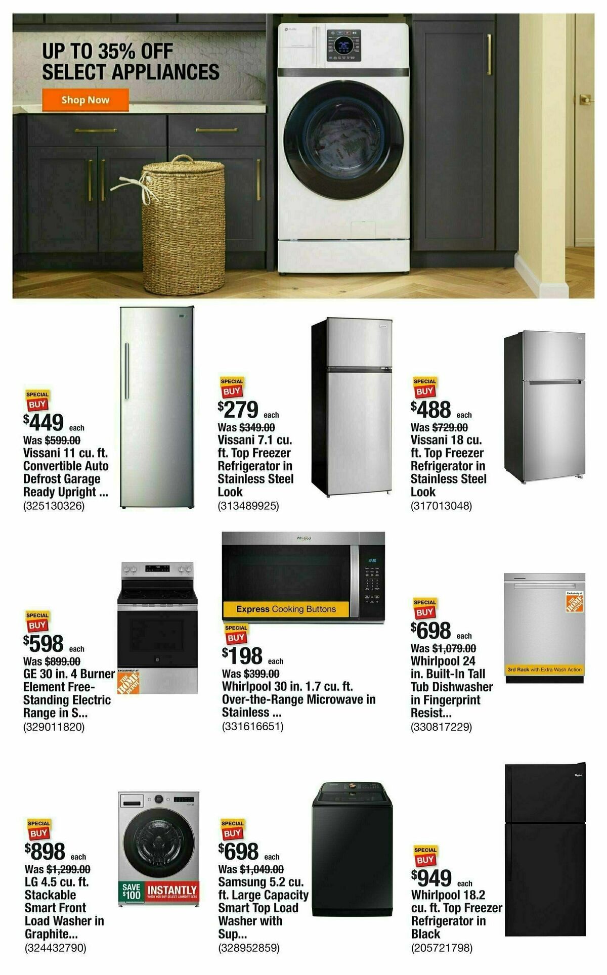 The Home Depot Weekly Ad from December 16