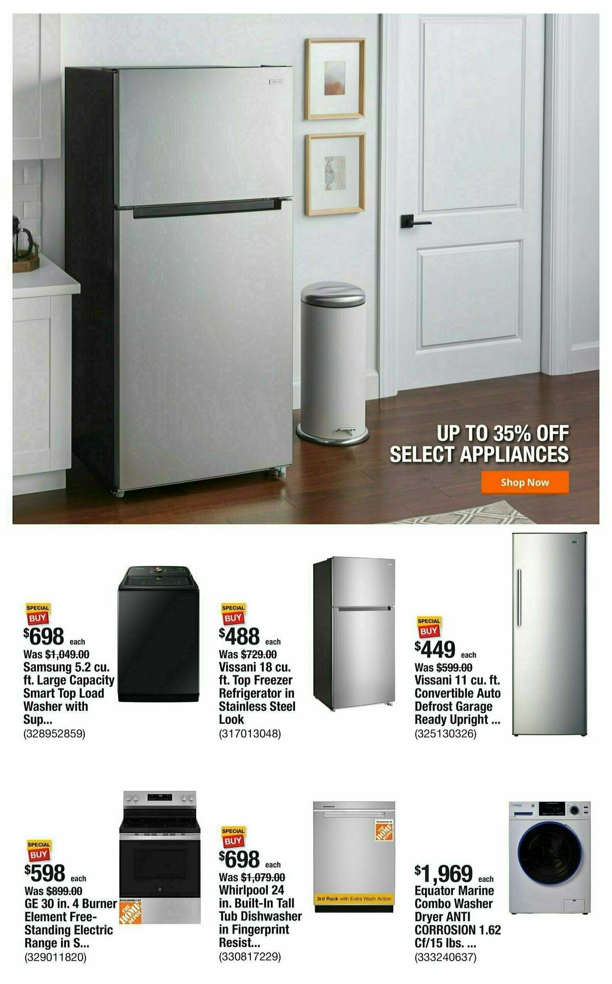 The Home Depot Weekly Ad from December 26