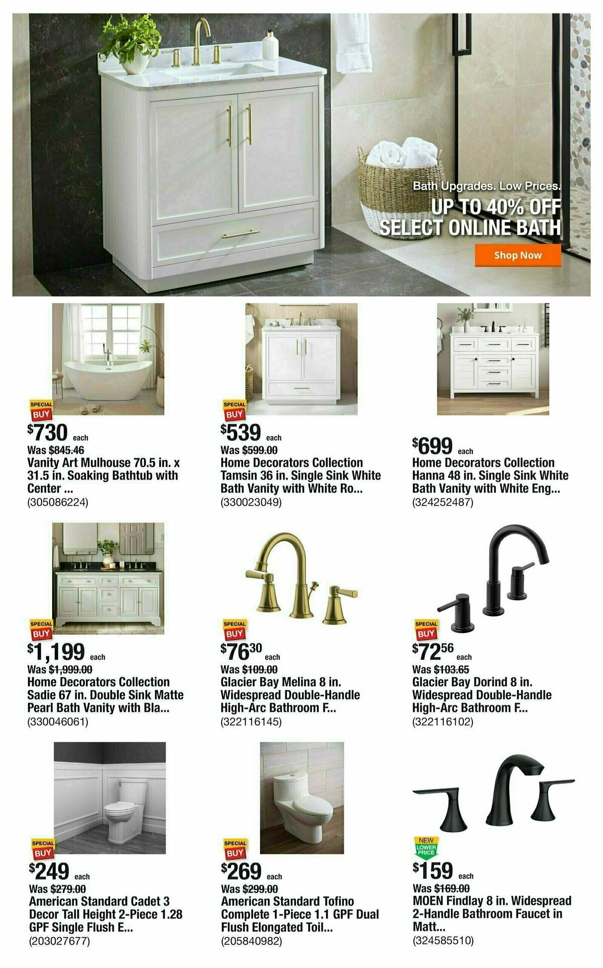 The Home Depot Weekly Ad from January 2