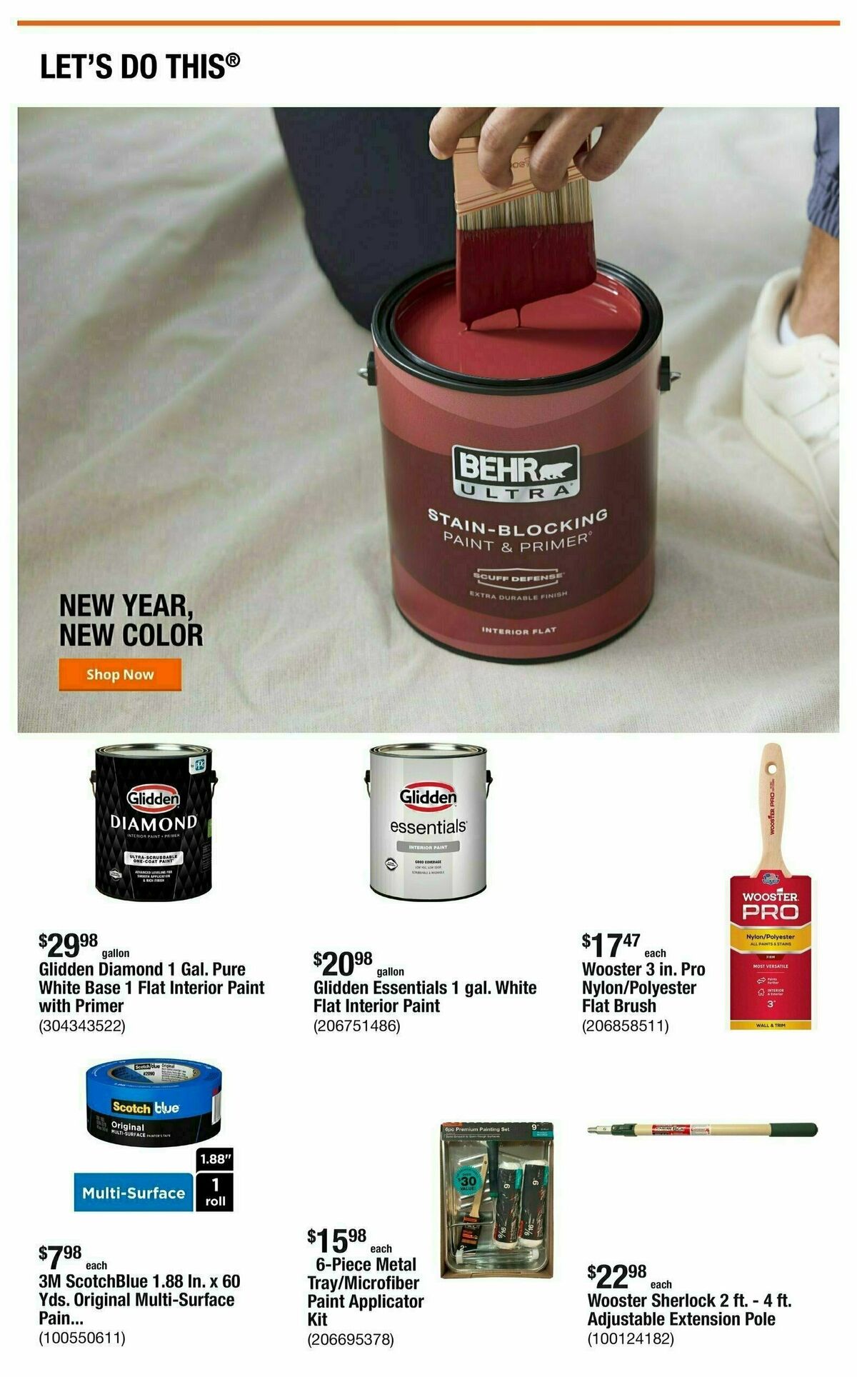 The Home Depot Weekly Ad from January 2