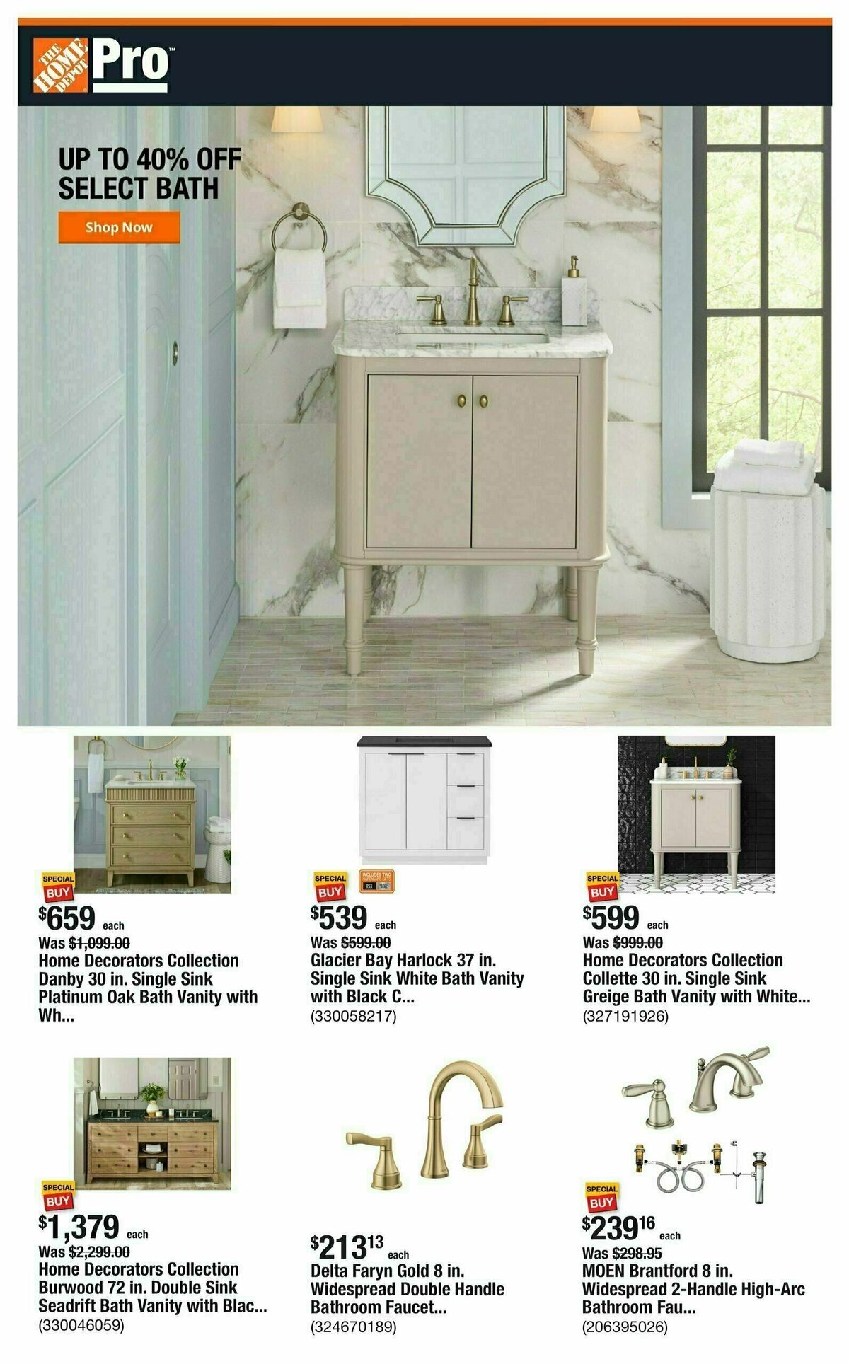 The Home Depot Weekly Ad from January 6