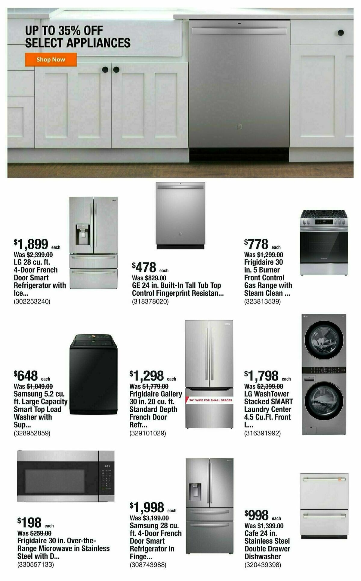 The Home Depot Weekly Ad from January 9