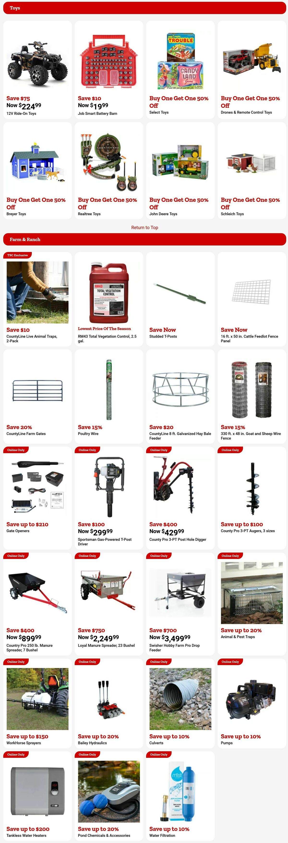 Tractor Supply Black Friday Weekly Ad from November 21