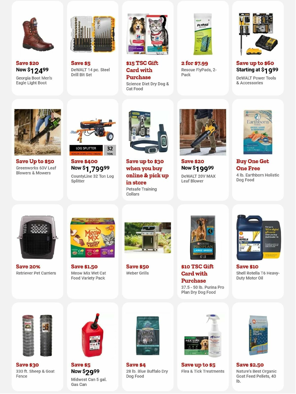 Tractor Supply Weekly Ad from August 22